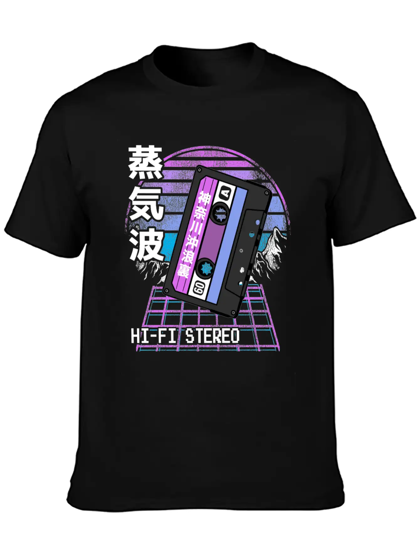 Pastel Goth Japanese Kawaii Retrowave Mixtape Classic Cotton Tee – Unisex Comfort For Any Season