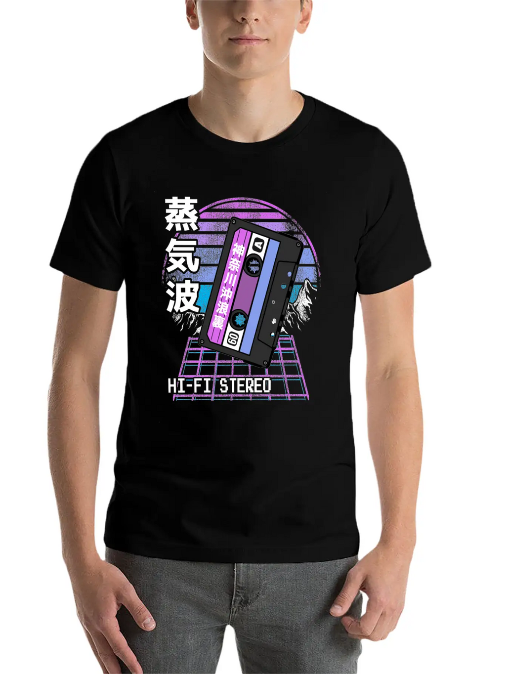 Pastel Goth Japanese Kawaii Retrowave Mixtape Classic Cotton Tee – Unisex Comfort For Any Season