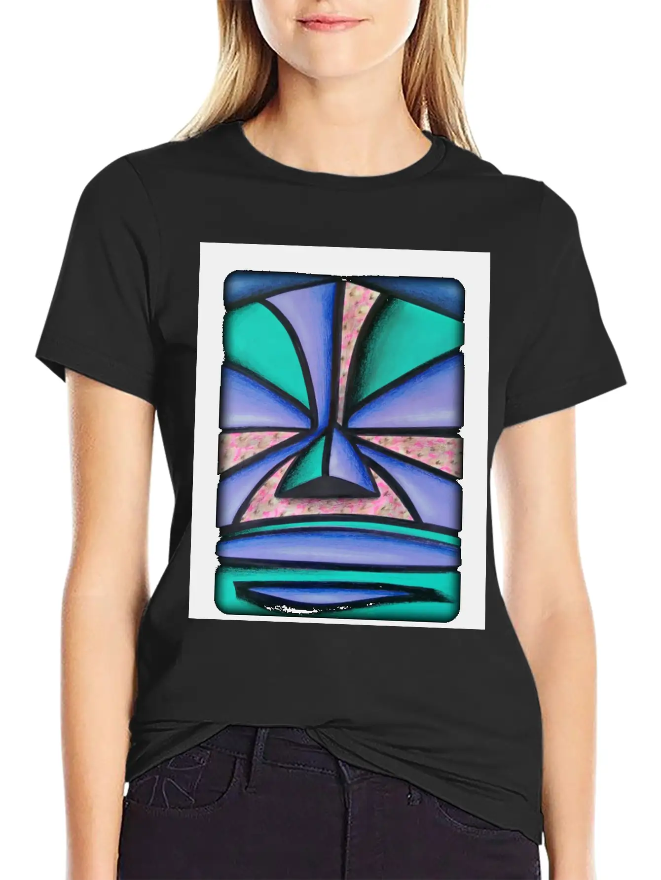 Pastel Tiki Breathable Graphic T-Shirt – Perfect For Casual Days