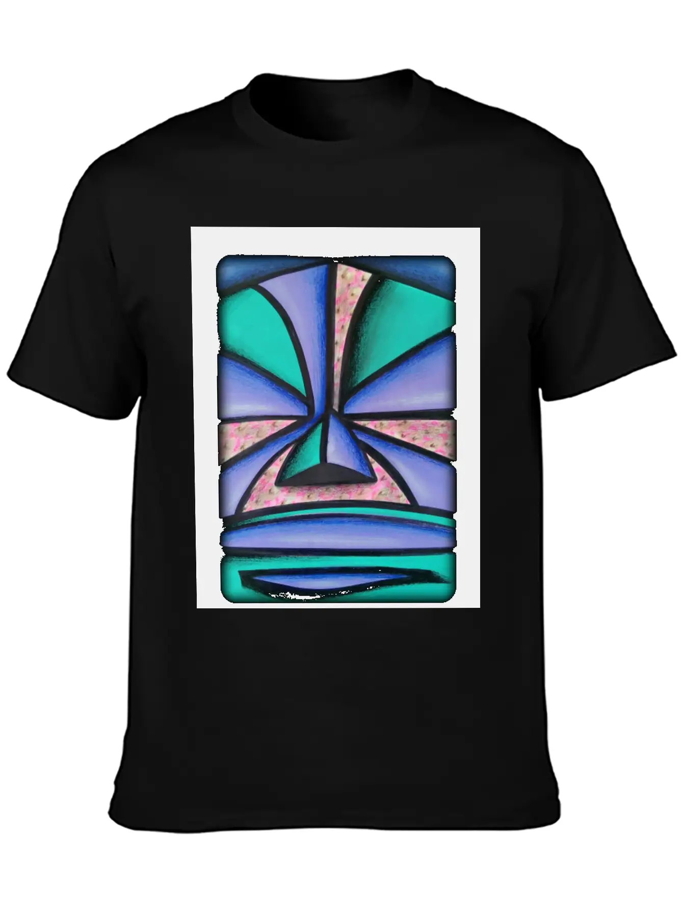 Pastel Tiki Breathable Graphic T-Shirt – Perfect For Casual Days