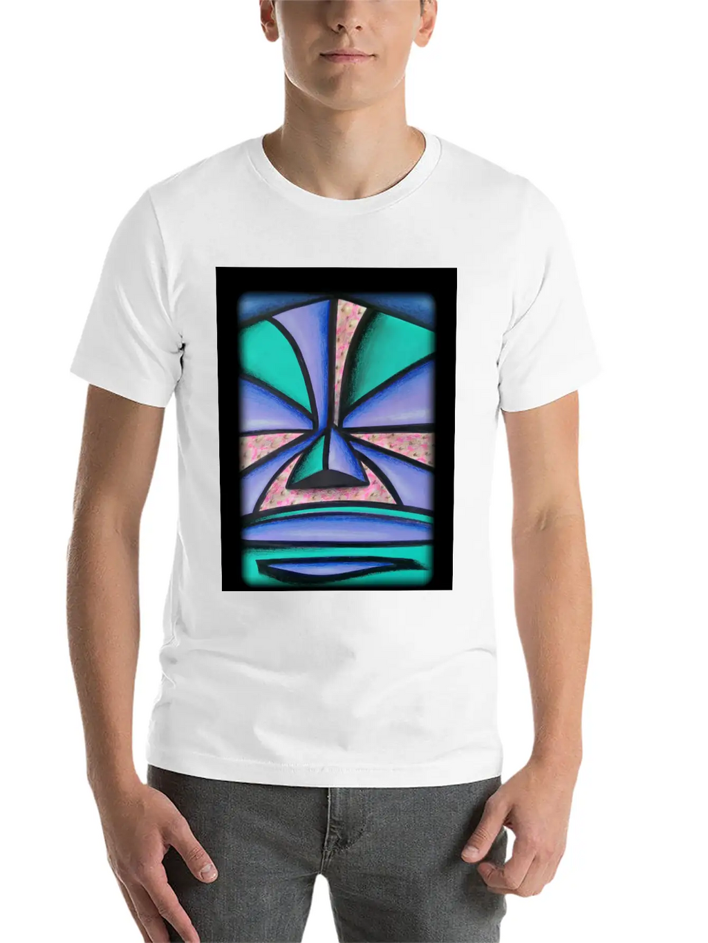 Pastel Tiki Breathable Graphic T-Shirt – Perfect For Casual Days