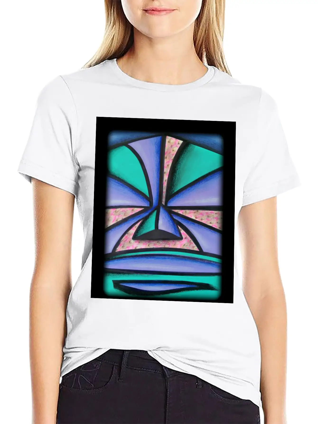 Pastel Tiki Breathable Graphic T-Shirt – Perfect For Casual Days