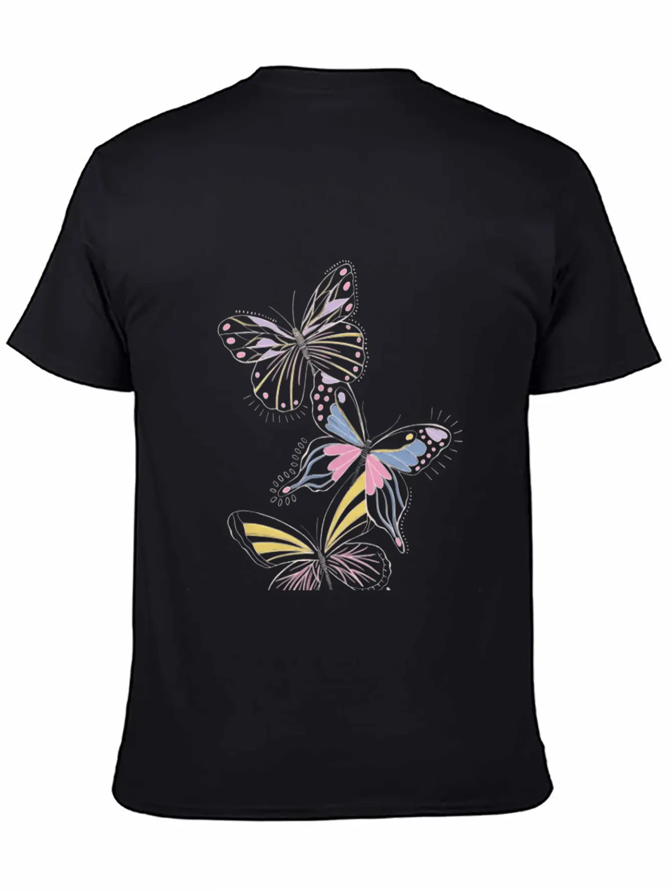 Pastel Whimsy Trio Classic Cotton Tee – Unisex Comfort For Any Season