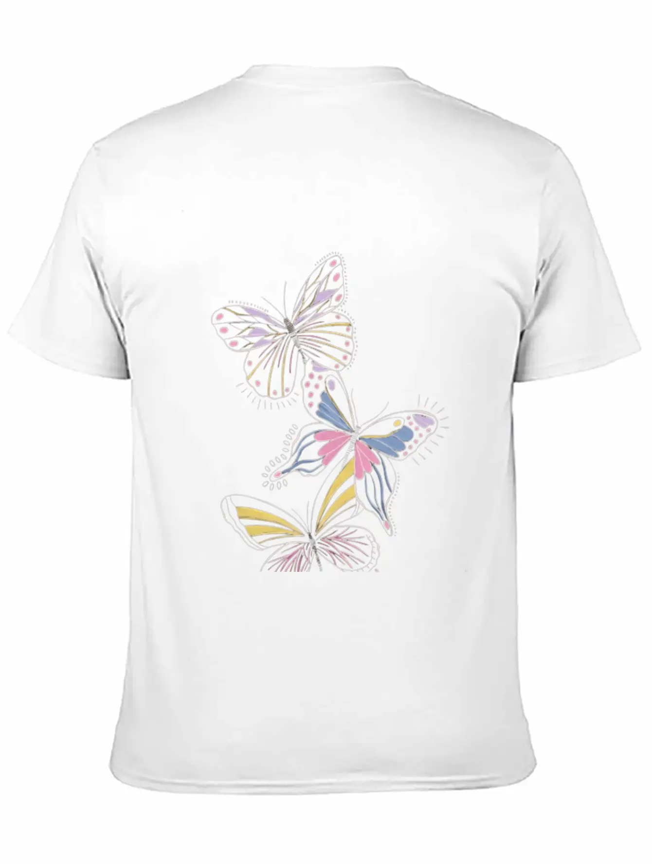 Pastel Whimsy Trio Classic Cotton Tee – Unisex Comfort For Any Season