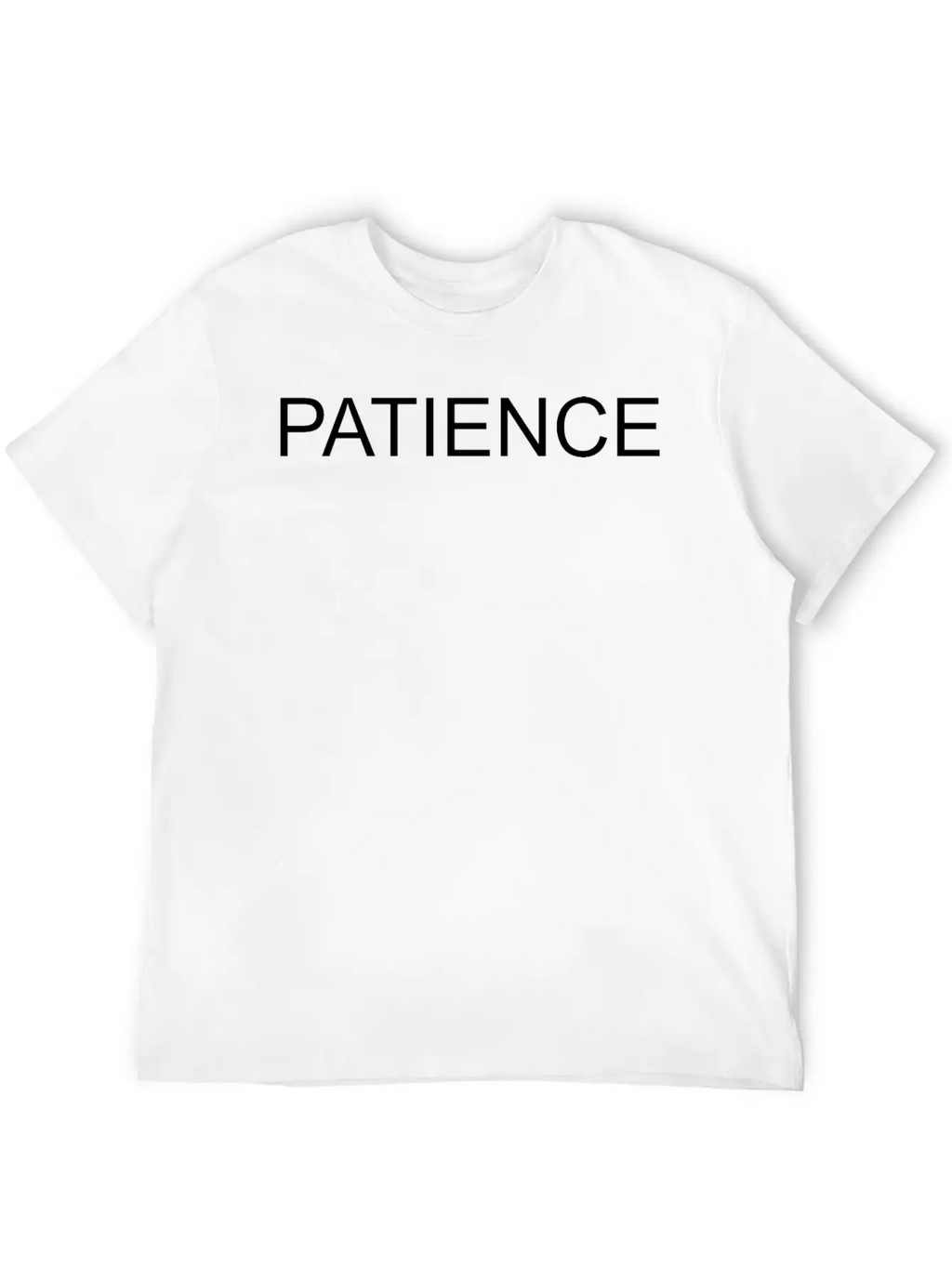PATIENCE Essential Cotton Tee For Daily Outfits – Unisex Style