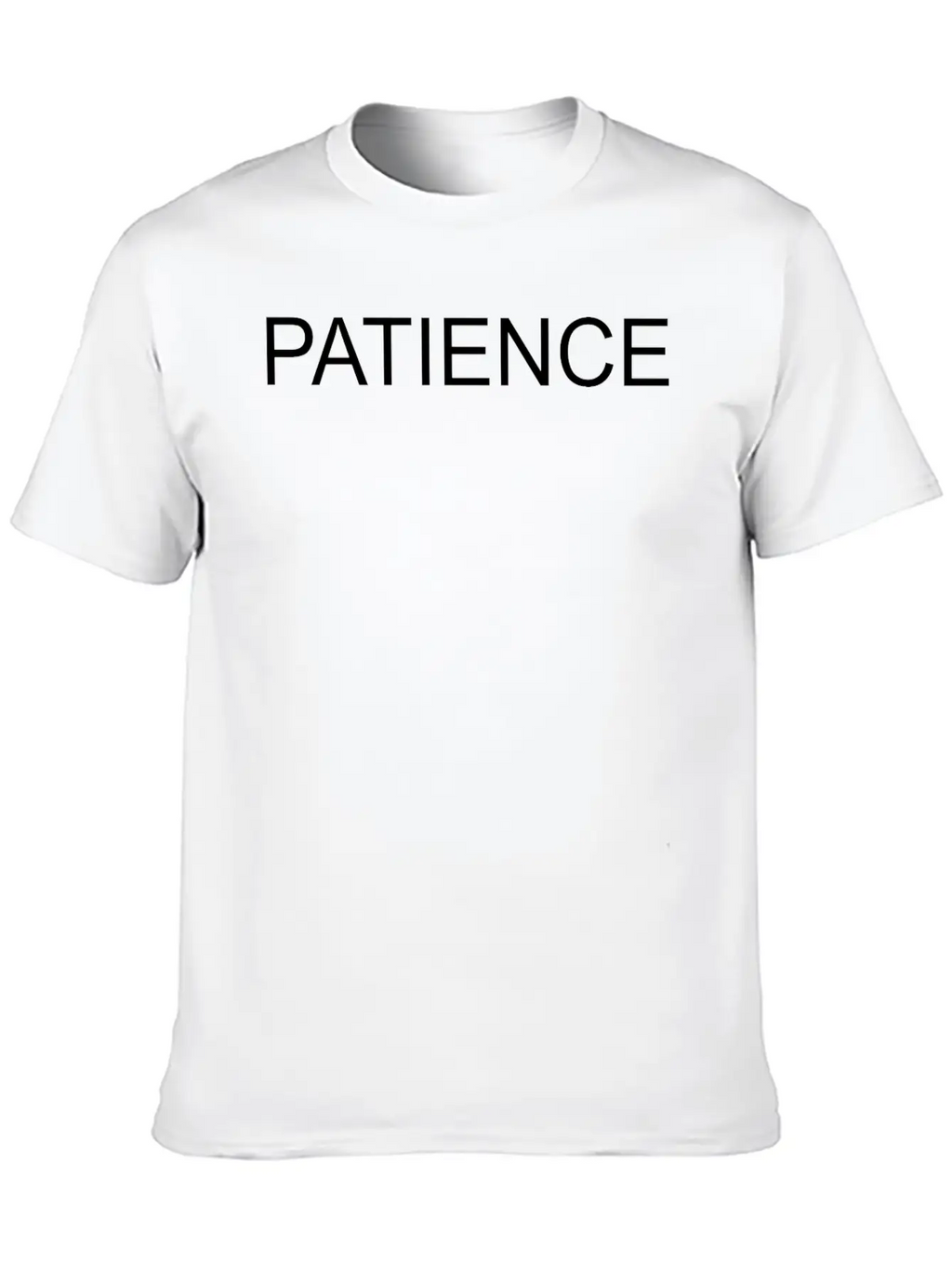 PATIENCE Essential Cotton Tee For Daily Outfits – Unisex Style