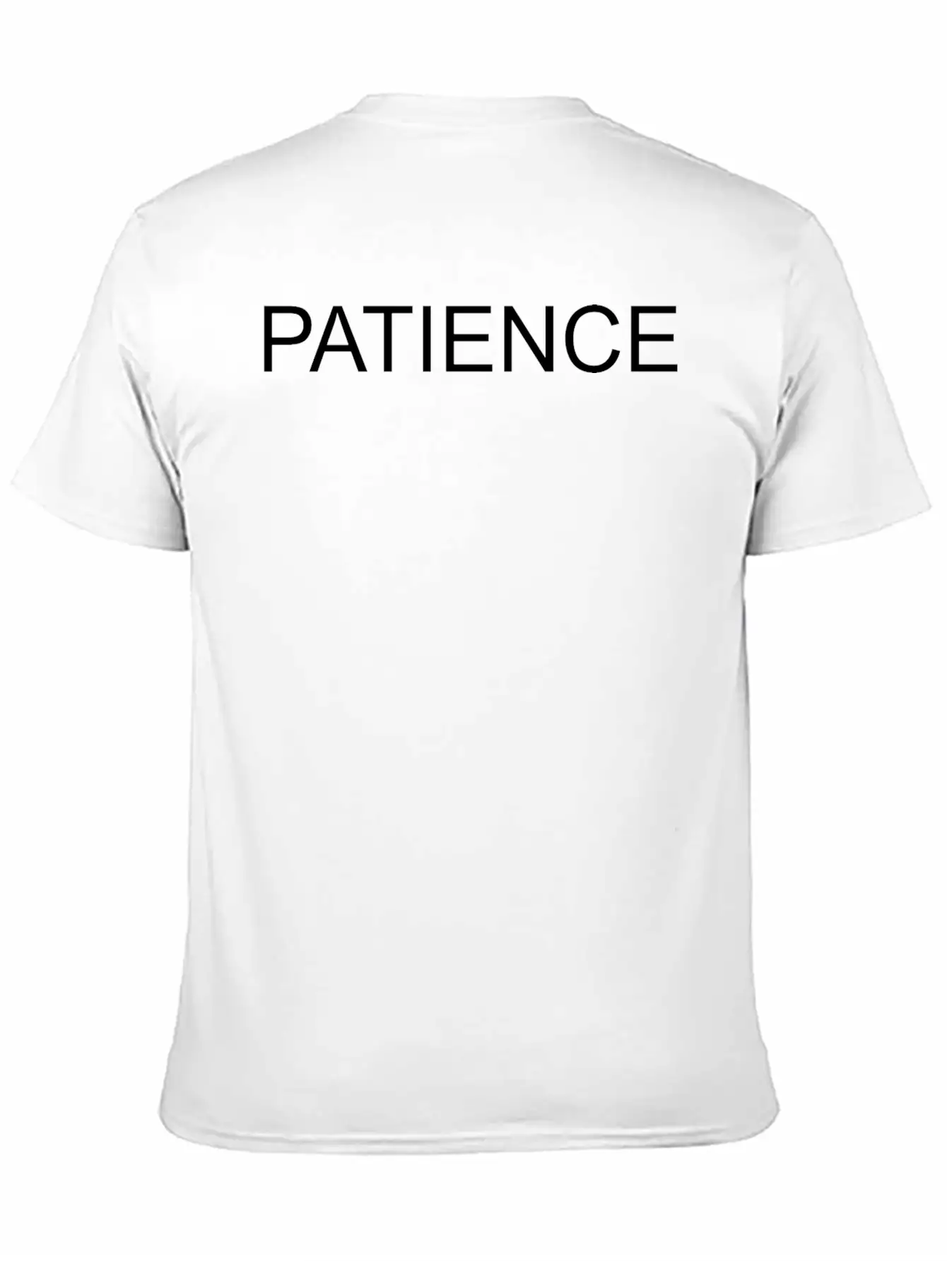 PATIENCE Essential Cotton Tee For Daily Outfits – Unisex Style