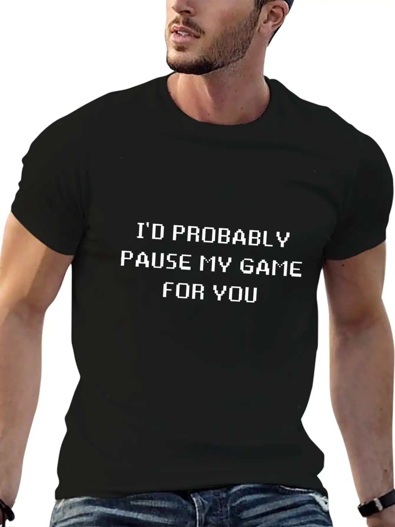 PAUSE GAME Modern Fit Casual T-Shirt – Clean And Versatile Design