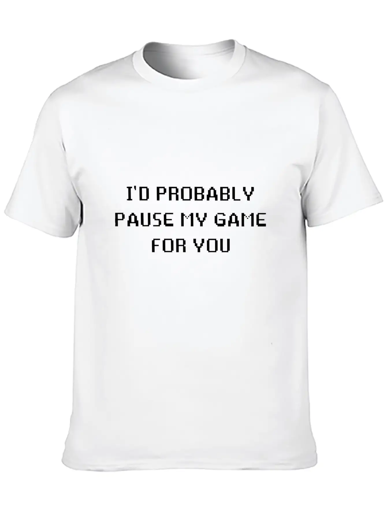 PAUSE GAME Modern Fit Casual T-Shirt – Clean And Versatile Design