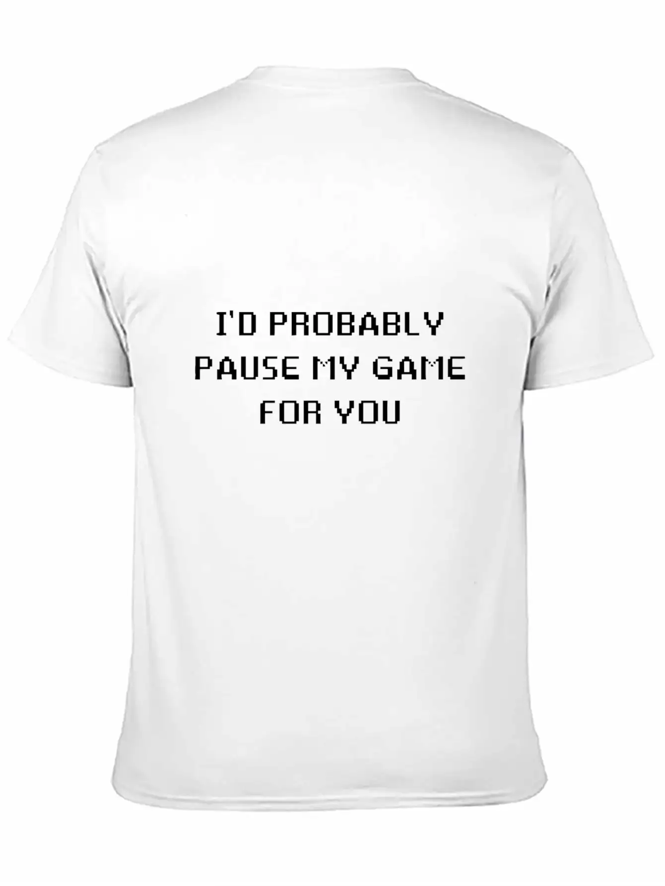 PAUSE GAME Modern Fit Casual T-Shirt – Clean And Versatile Design