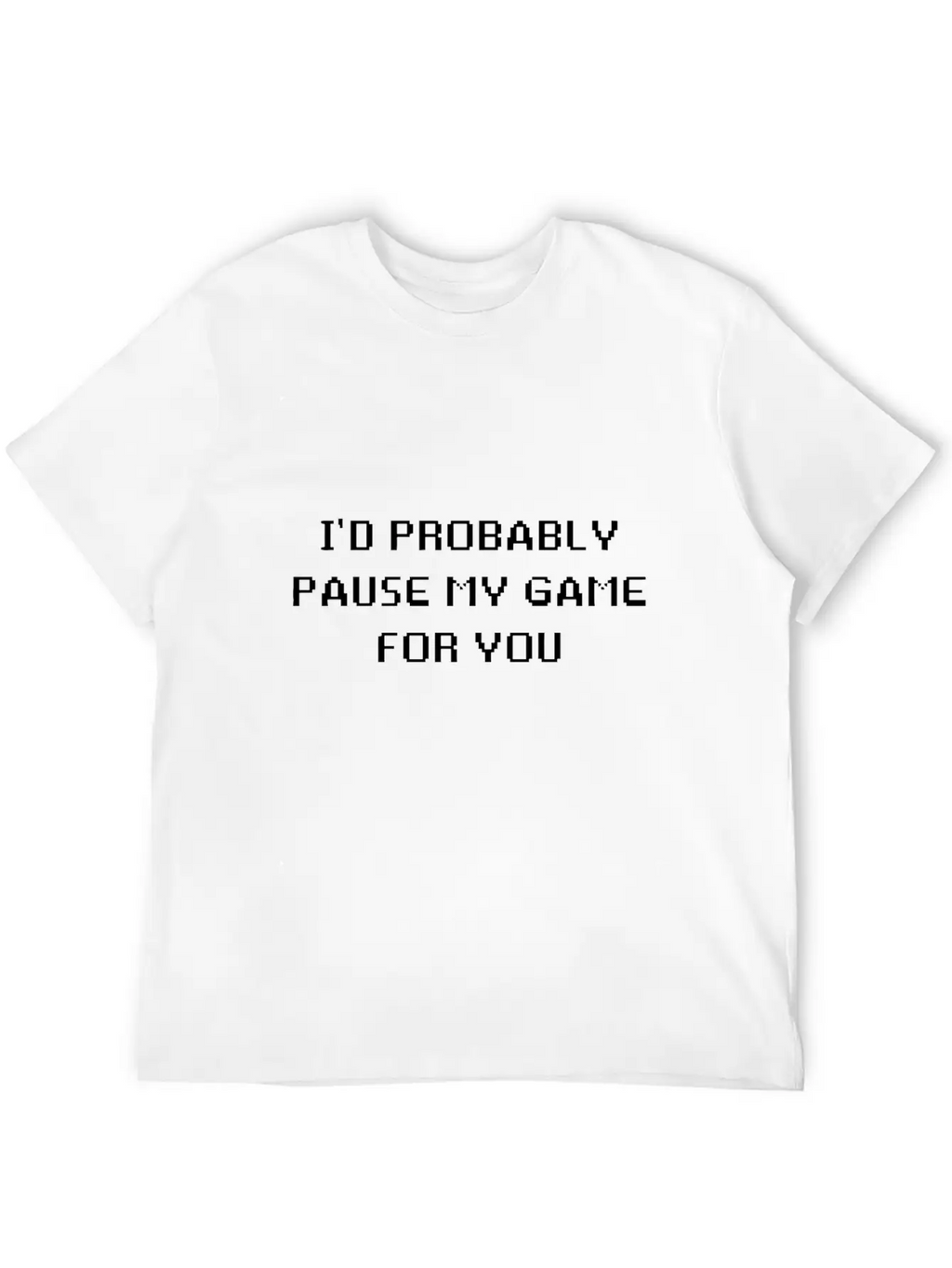 PAUSE GAME Modern Fit Casual T-Shirt – Clean And Versatile Design
