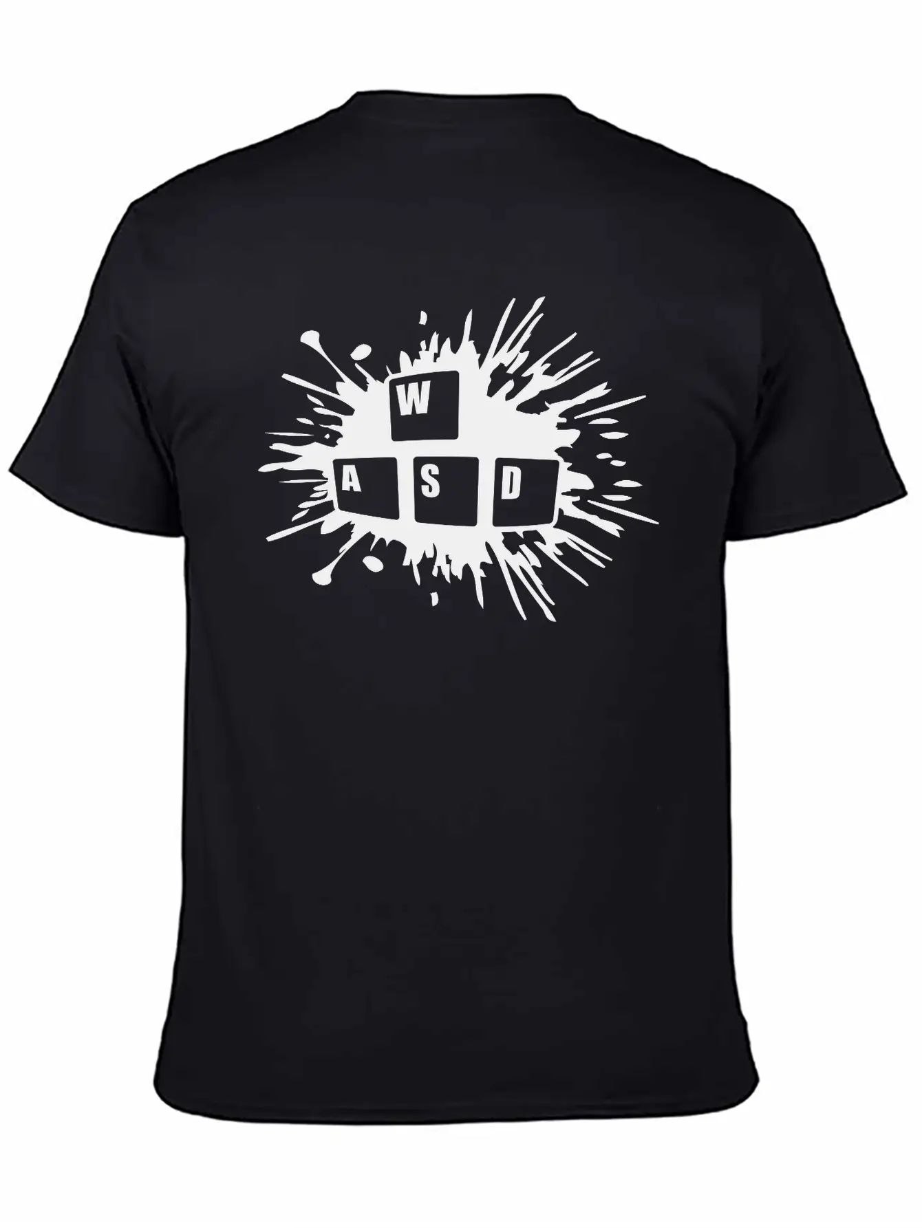 PC Computer WASD Keyboard Stylish Everyday T-Shirt – Unisex Basic Cotton Tee