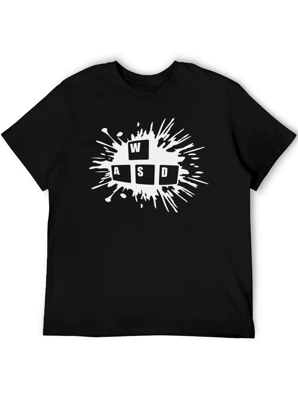 PC Computer WASD Keyboard Stylish Everyday T-Shirt – Unisex Basic Cotton Tee