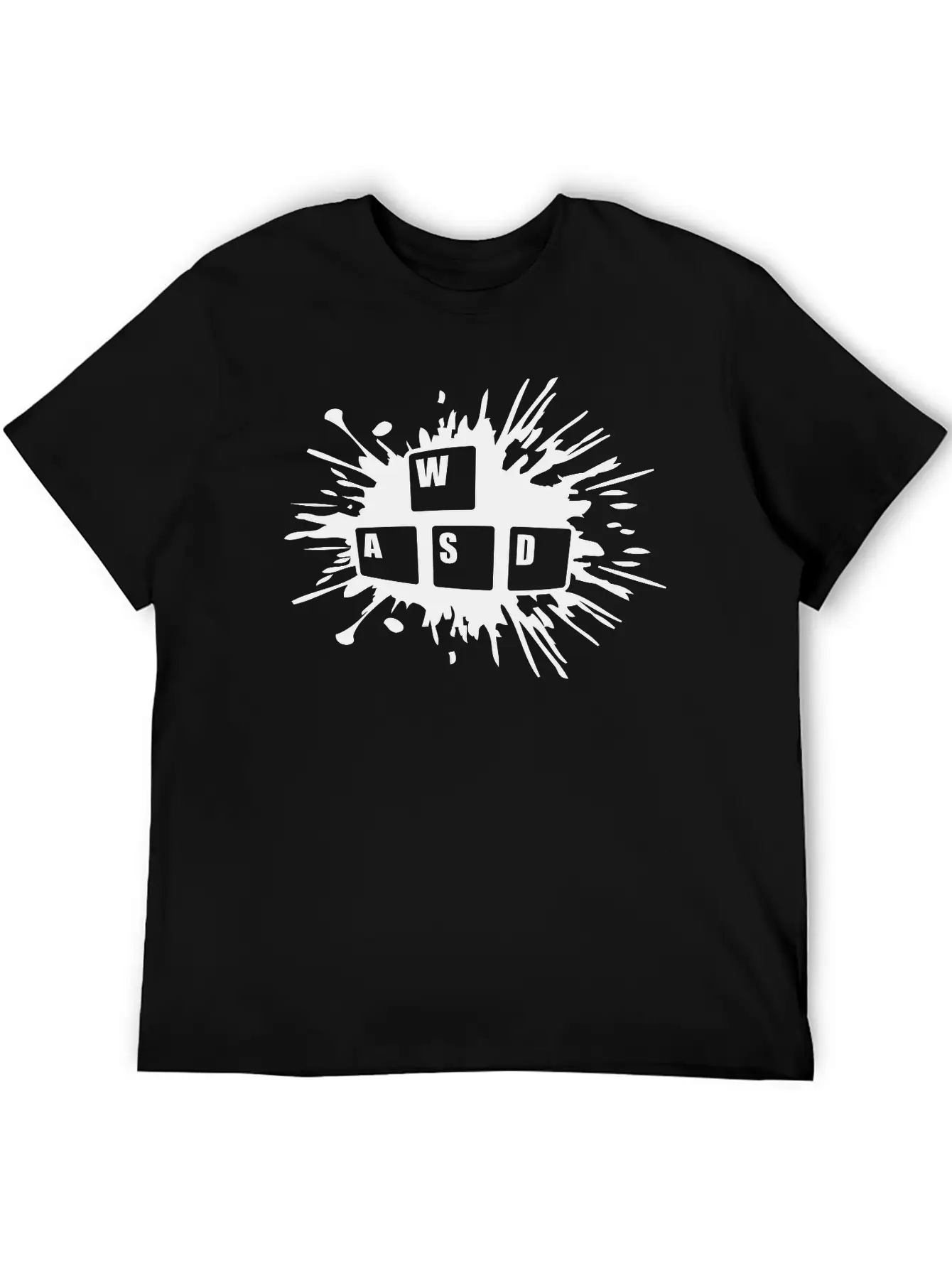 PC Computer WASD Keyboard Stylish Everyday T-Shirt – Unisex Basic Cotton Tee