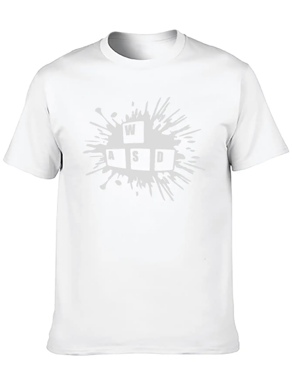 PC Computer WASD Keyboard Stylish Everyday T-Shirt – Unisex Basic Cotton Tee