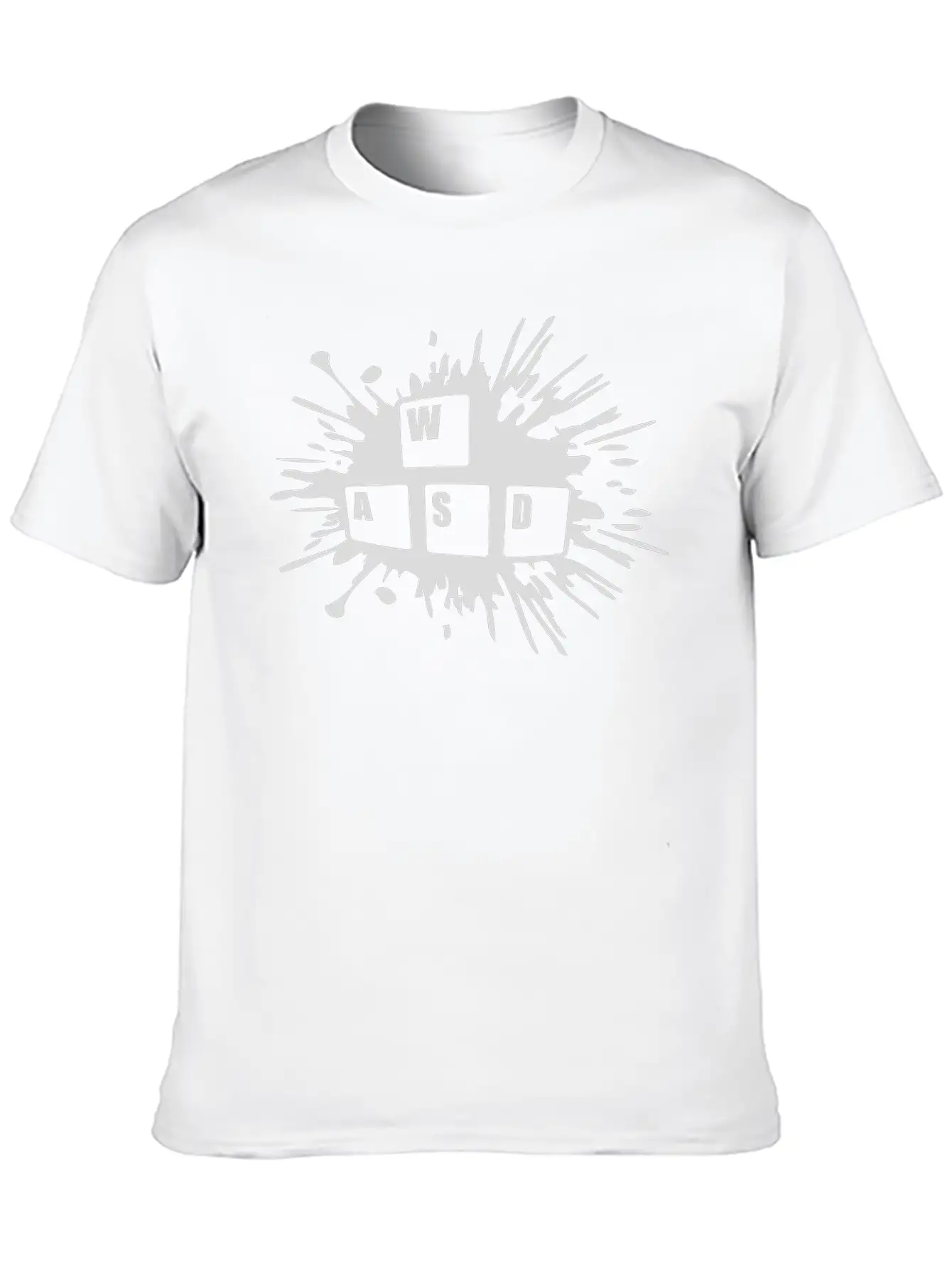 PC Computer WASD Keyboard Stylish Everyday T-Shirt – Unisex Basic Cotton Tee