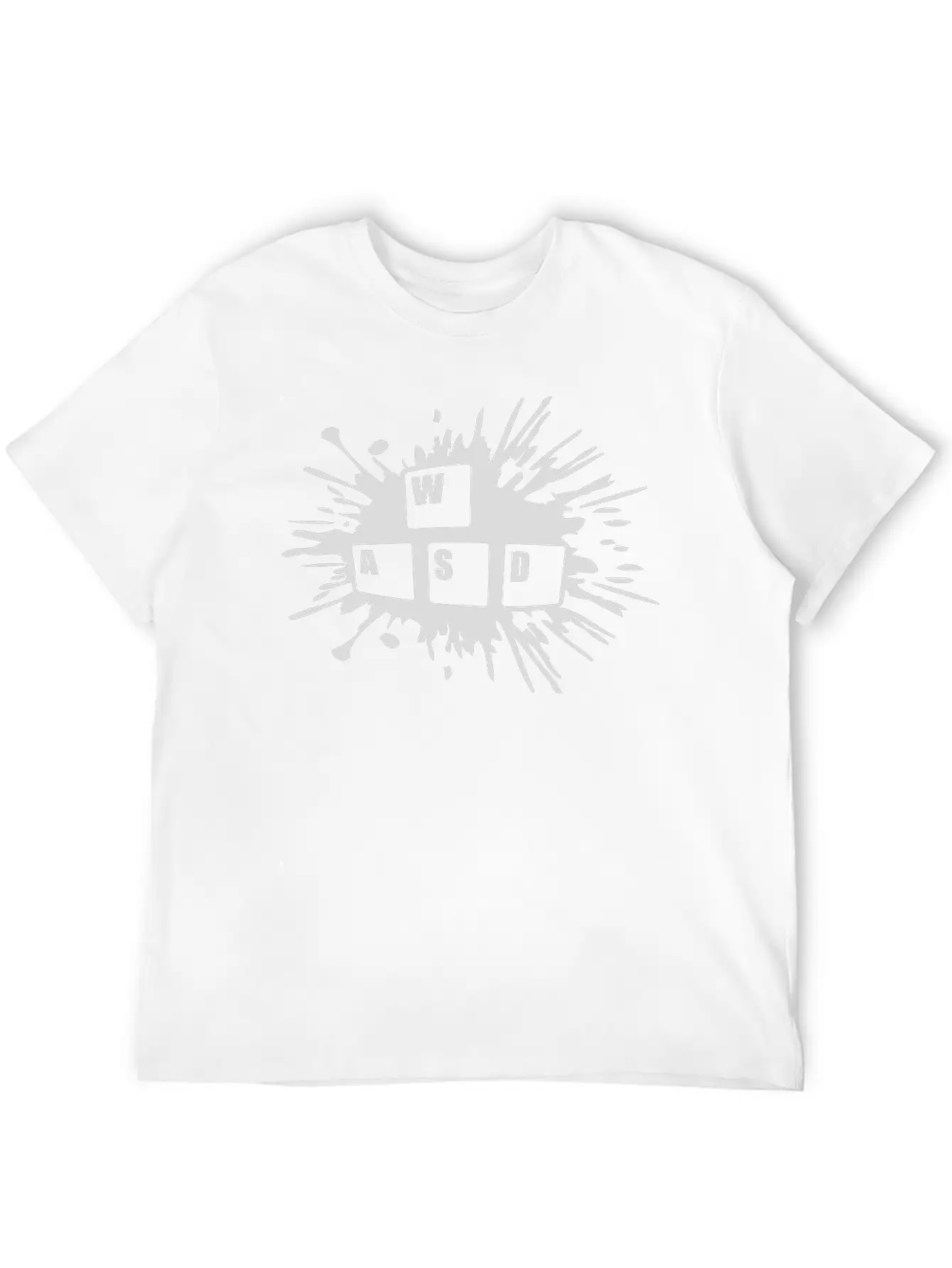 PC Computer WASD Keyboard Stylish Everyday T-Shirt – Unisex Basic Cotton Tee