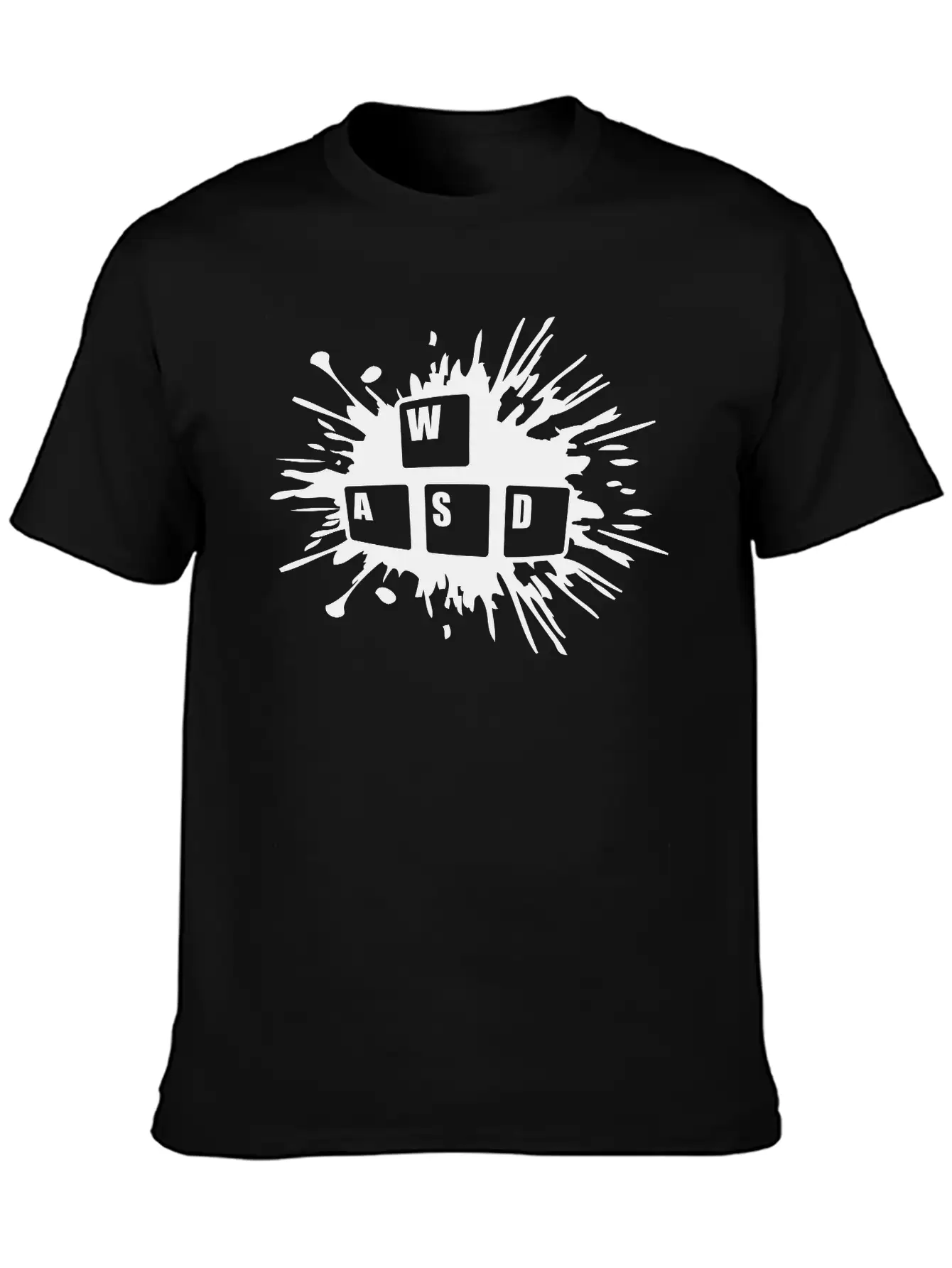 PC Computer WASD Keyboard Stylish Everyday T-Shirt – Unisex Basic Cotton Tee