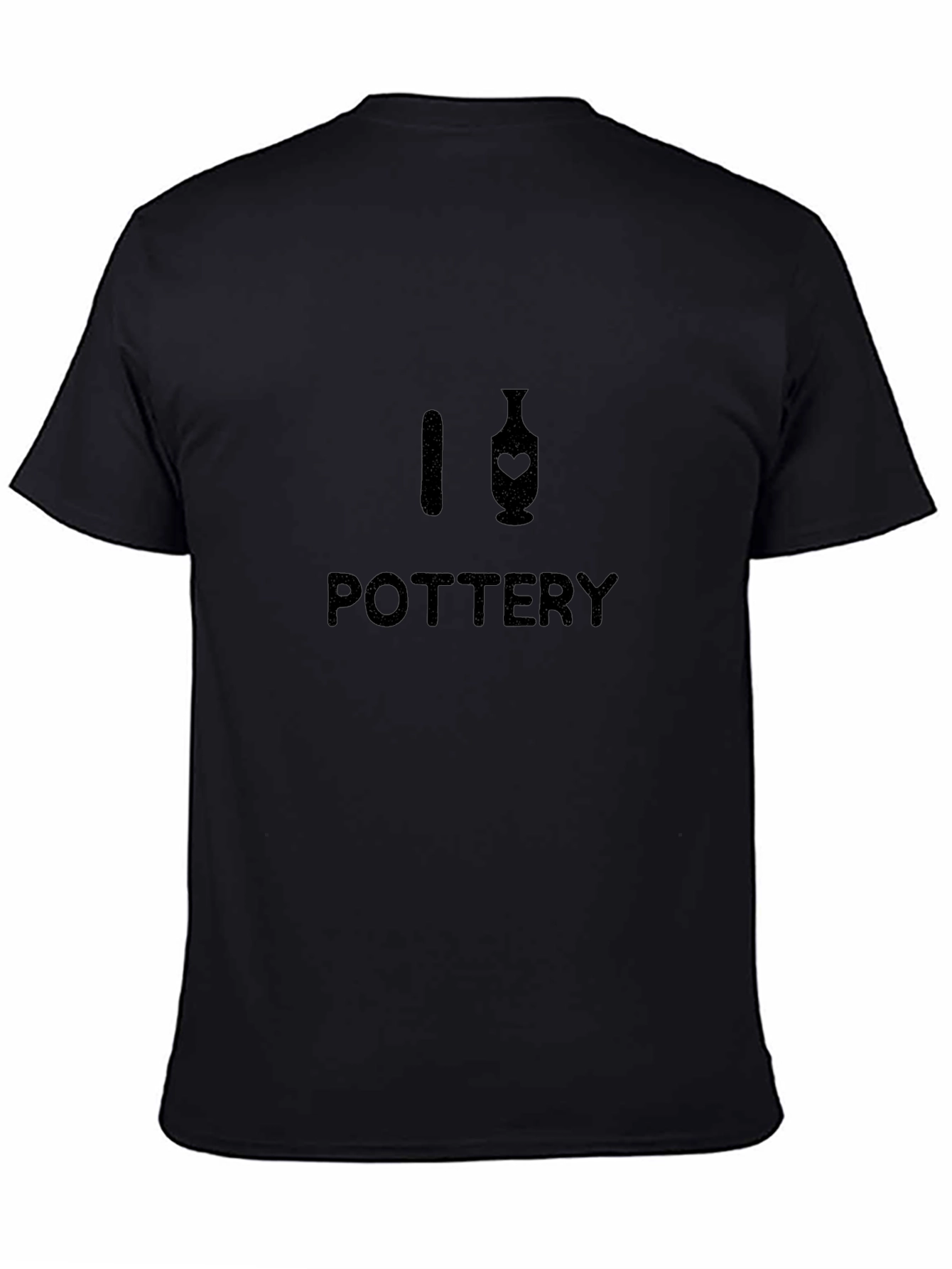 I Heart Pottery T-Shirt - Black Unisex Tee