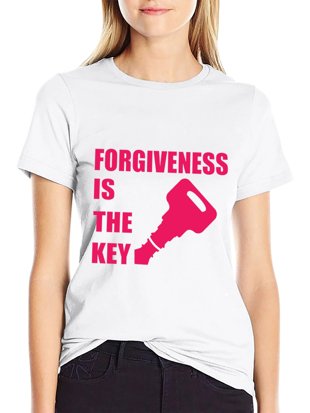 Forgiveness is the Key Black T-Shirt