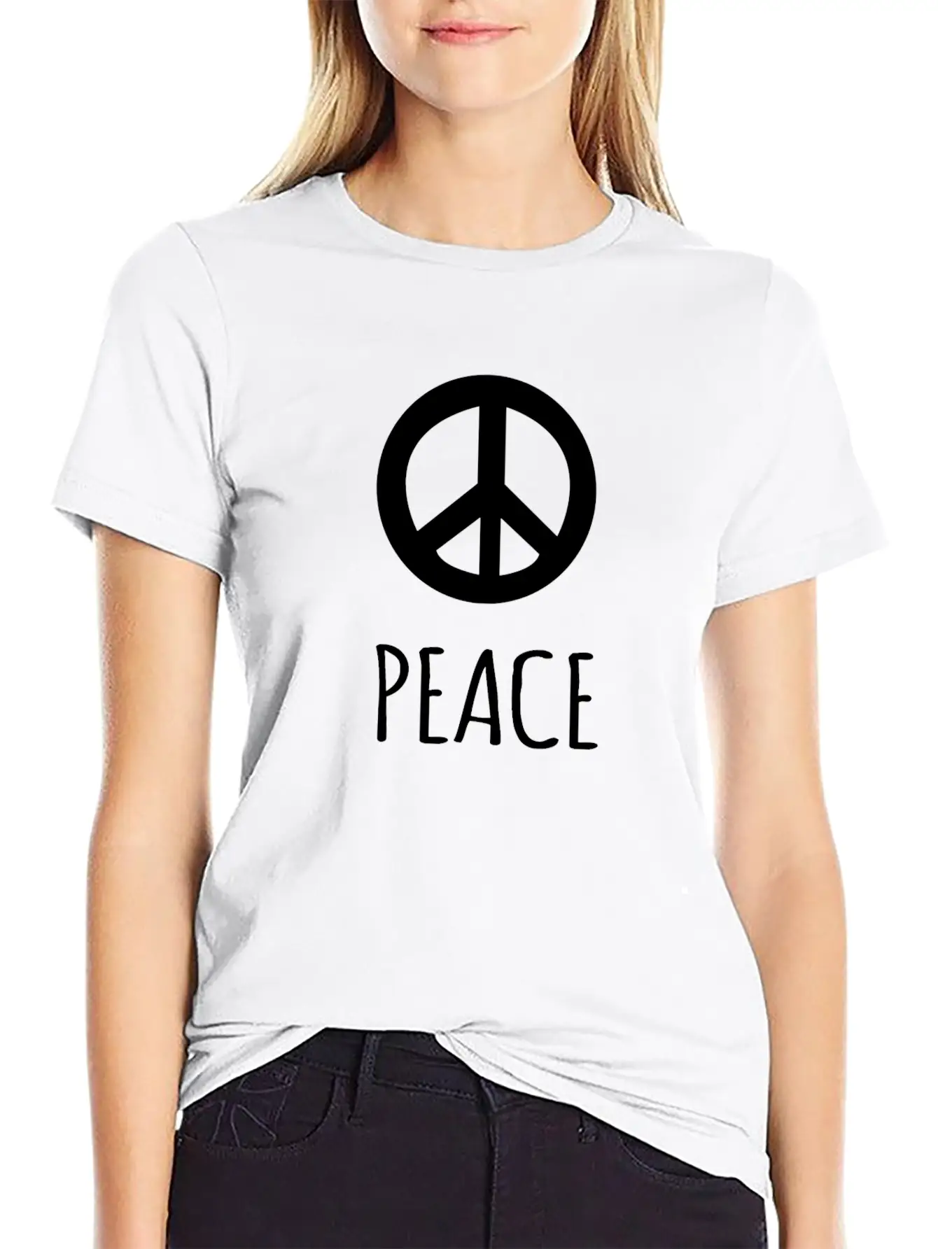 PEACE Breathable Graphic T-Shirt – Perfect For Casual Days