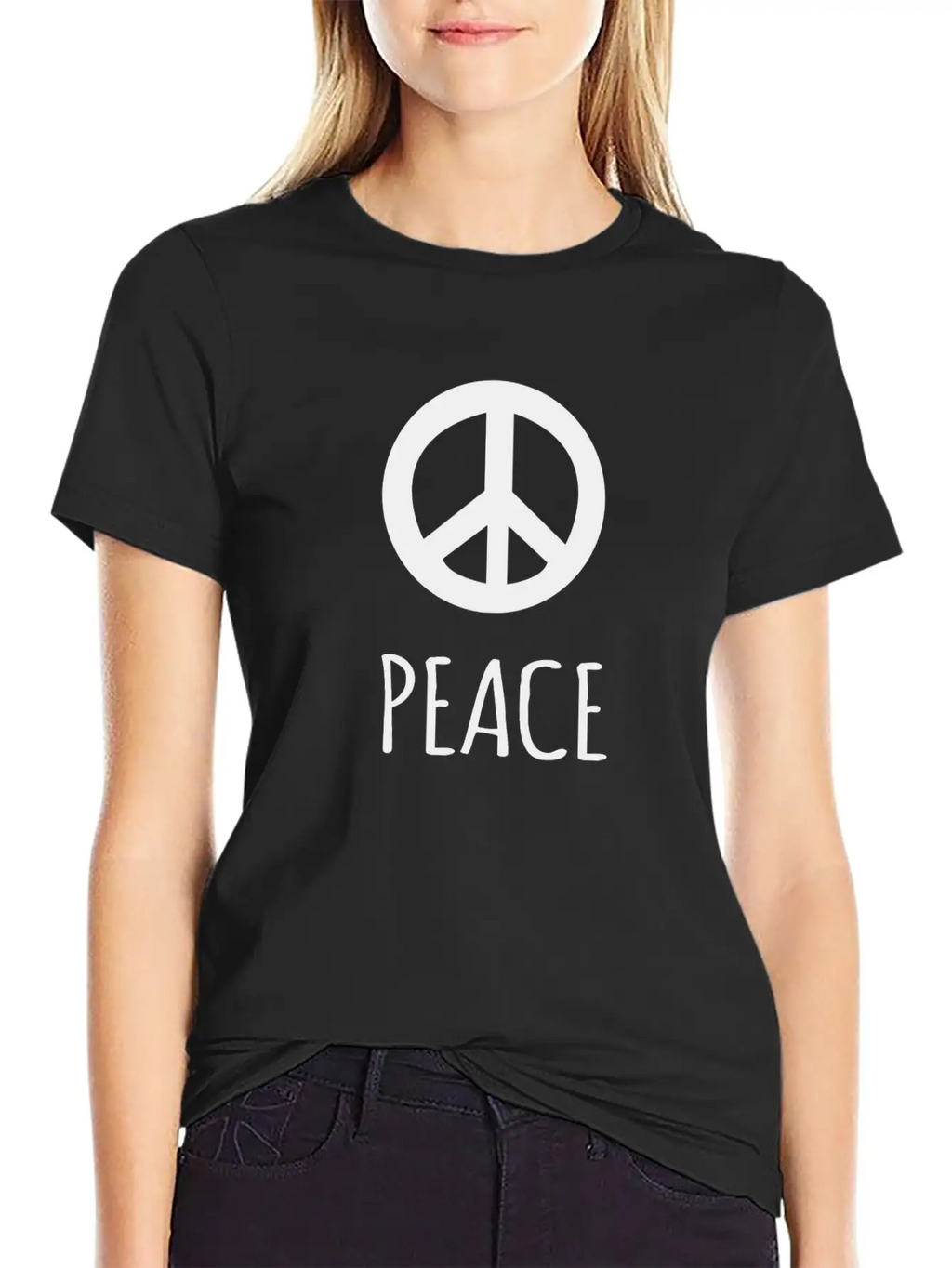 PEACE Breathable Graphic T-Shirt – Perfect For Casual Days