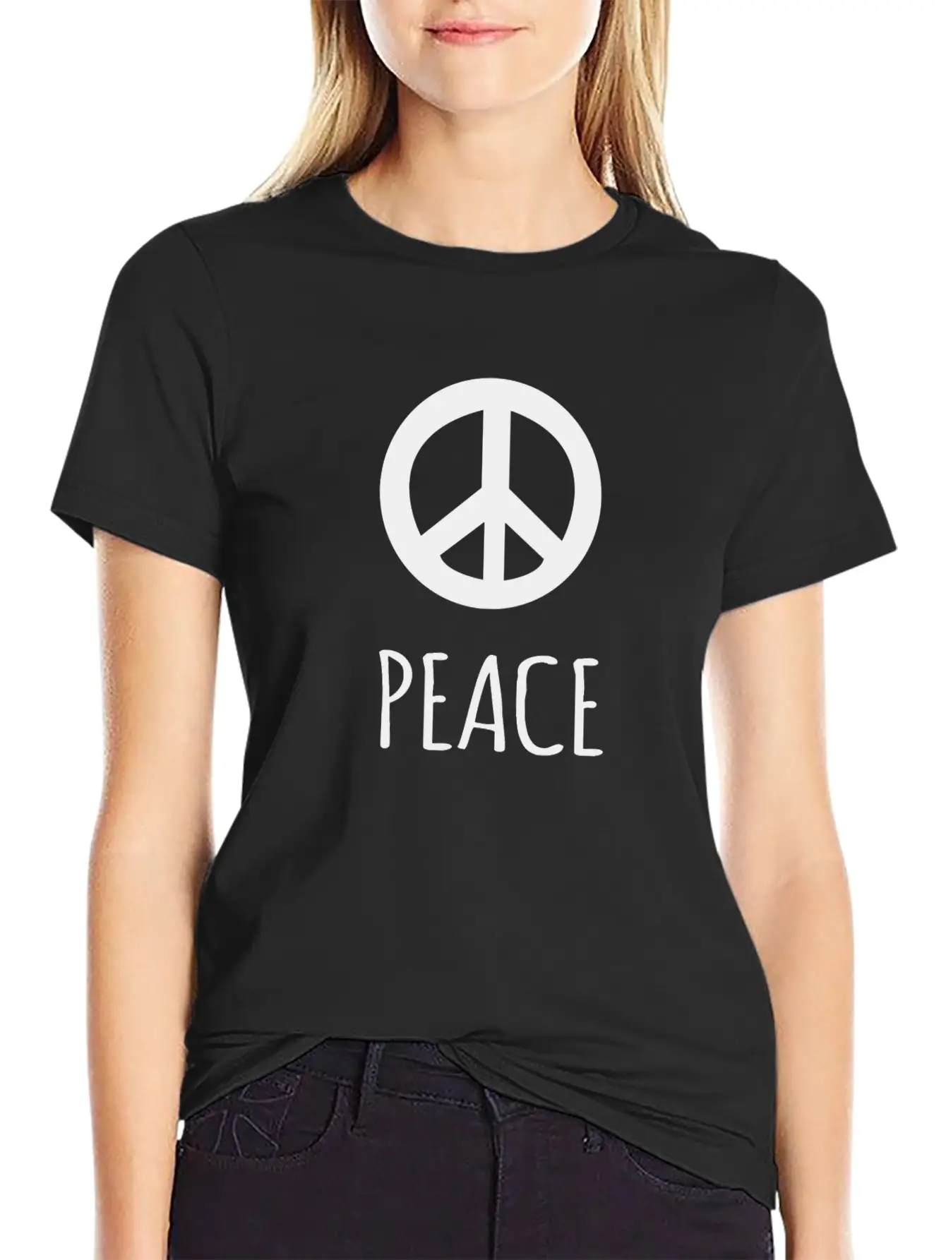 PEACE Breathable Graphic T-Shirt – Perfect For Casual Days