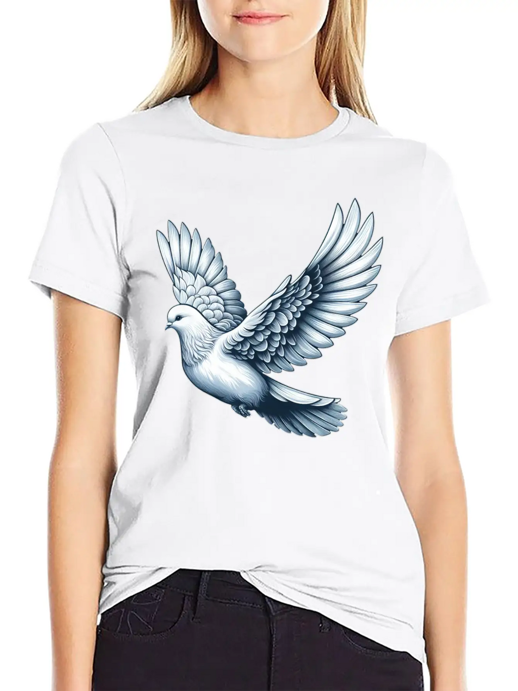 Peace Dove Bird Symbol For Peace Timeless Short Sleeve Tee – Comfy And Minimalist Design