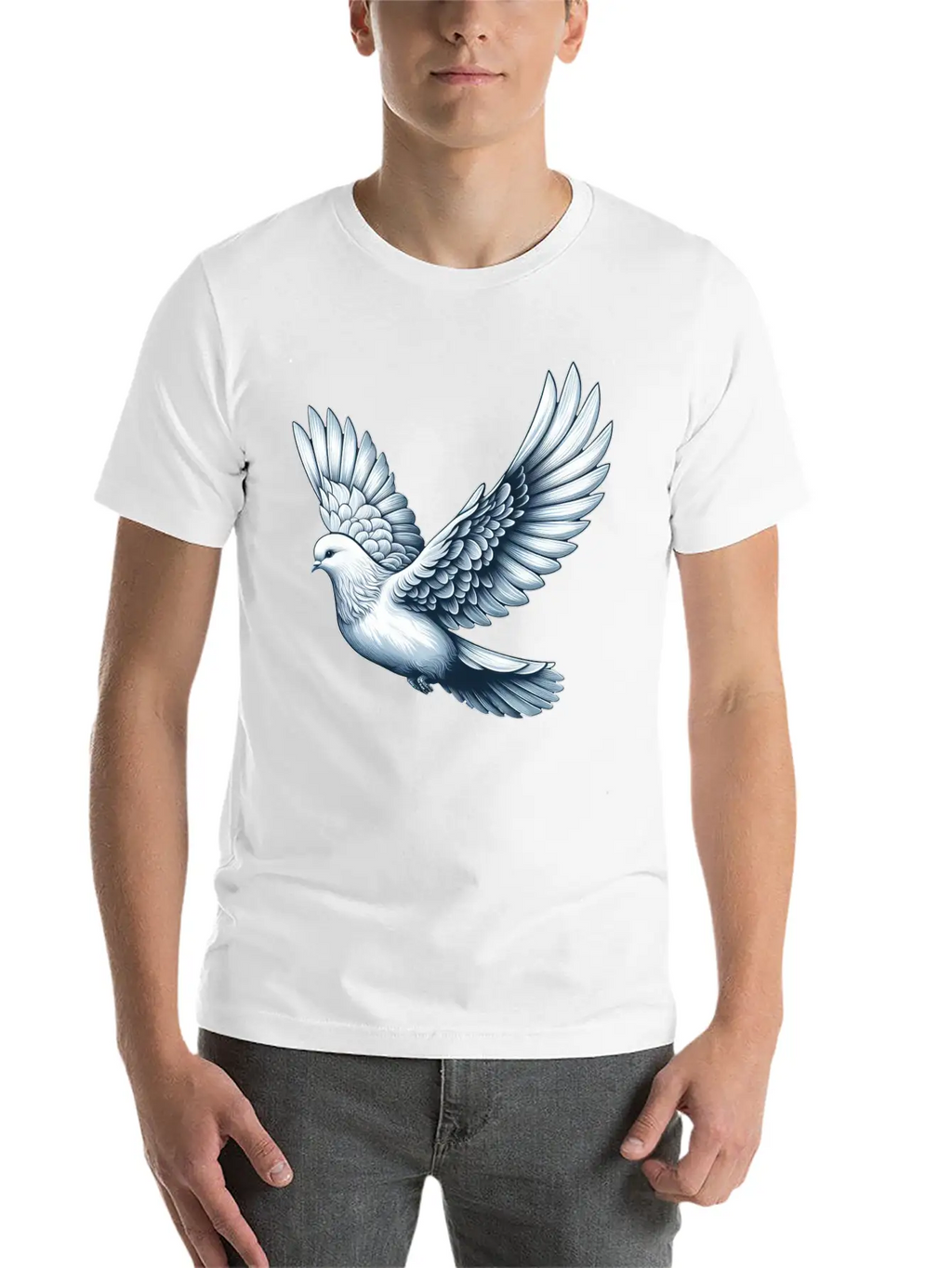 Peace Dove Bird Symbol For Peace Timeless Short Sleeve Tee – Comfy And Minimalist Design