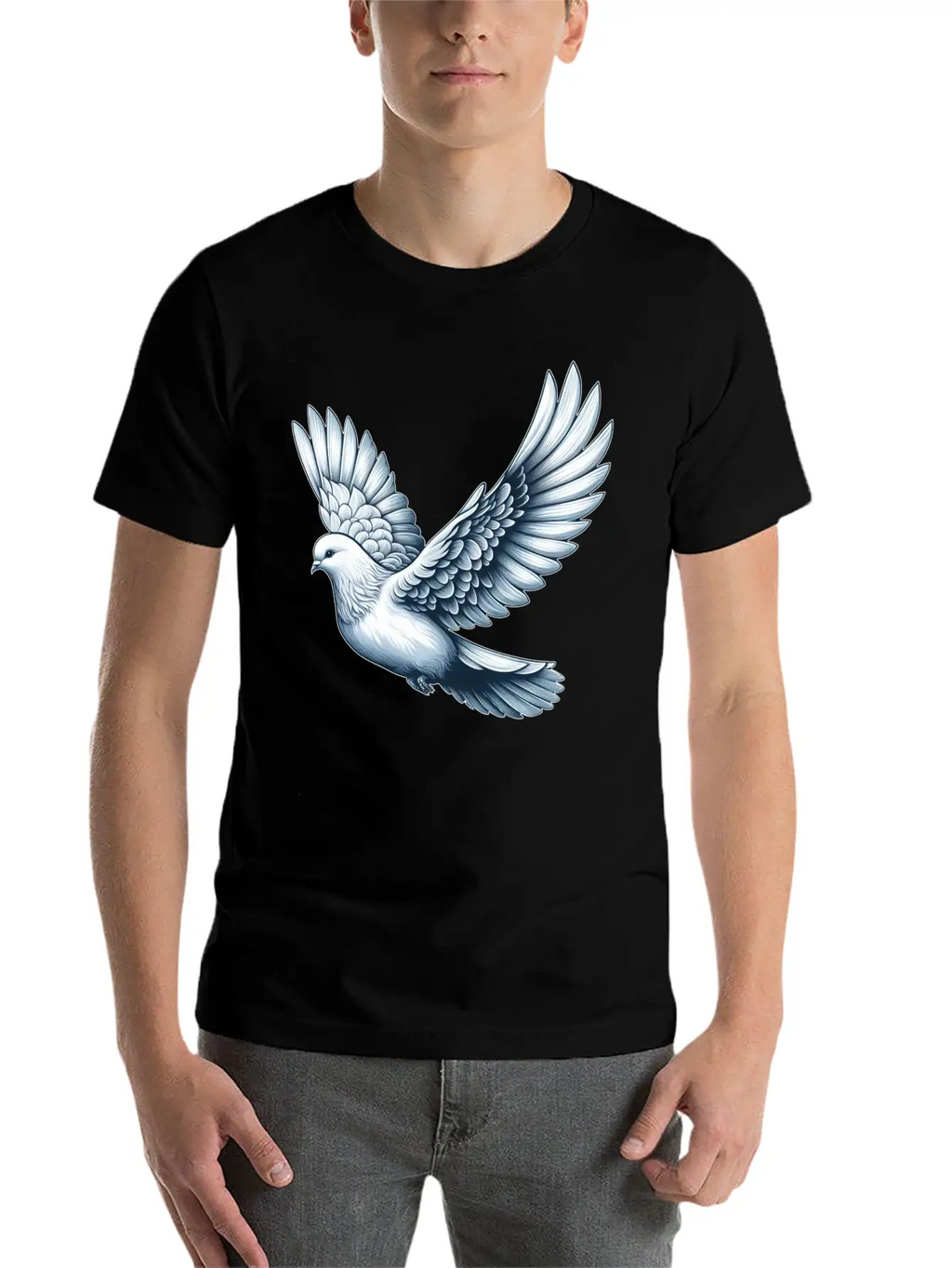 Peace Dove Bird Symbol For Peace Timeless Short Sleeve Tee – Comfy And Minimalist Design