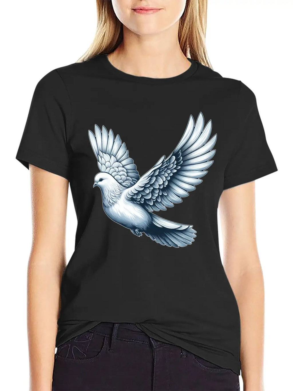 Peace Dove Bird Symbol For Peace Timeless Short Sleeve Tee – Comfy And Minimalist Design