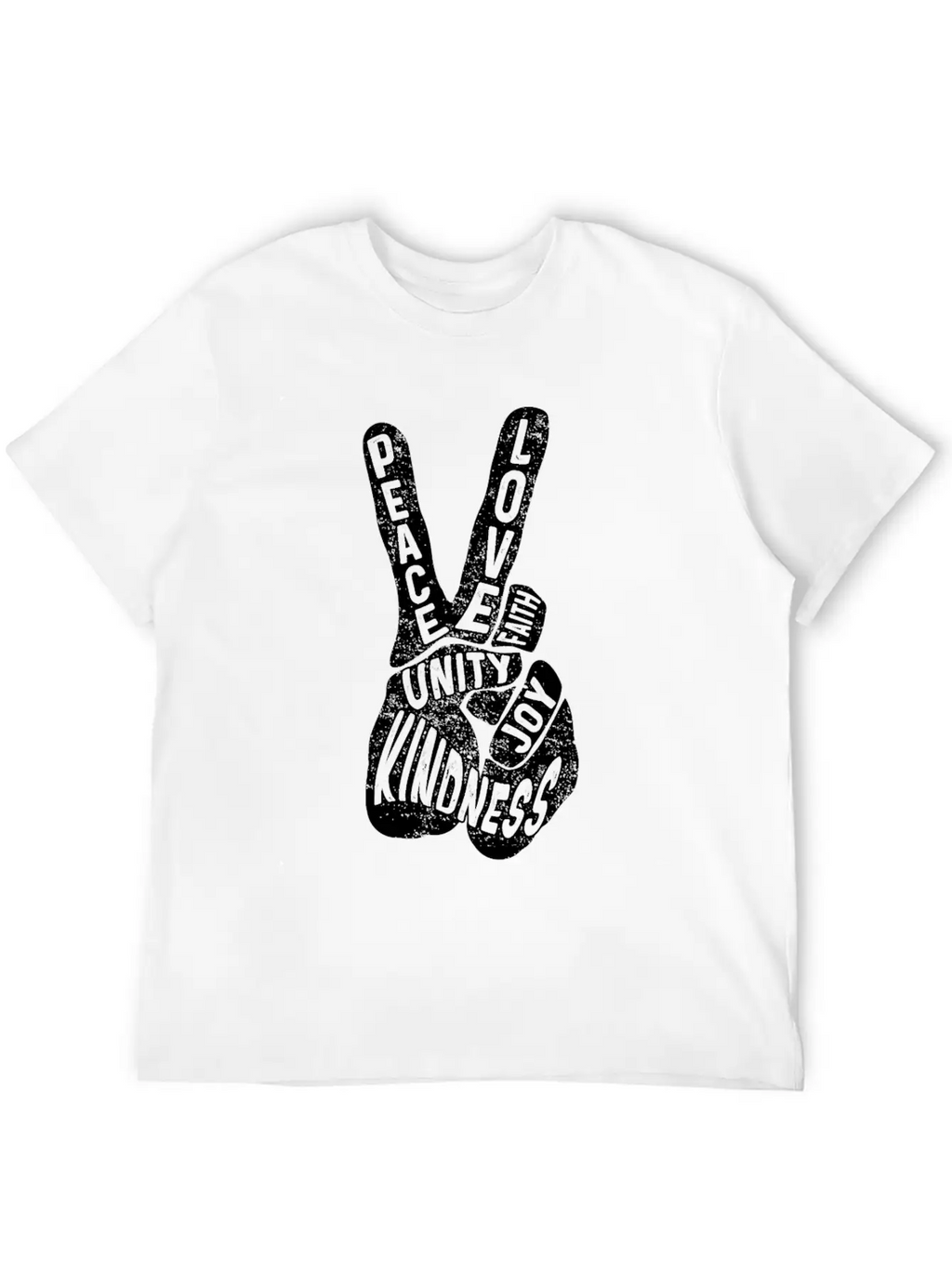 Peace Freedom And Love Classic Cotton Tee – Unisex Comfort For Any Season