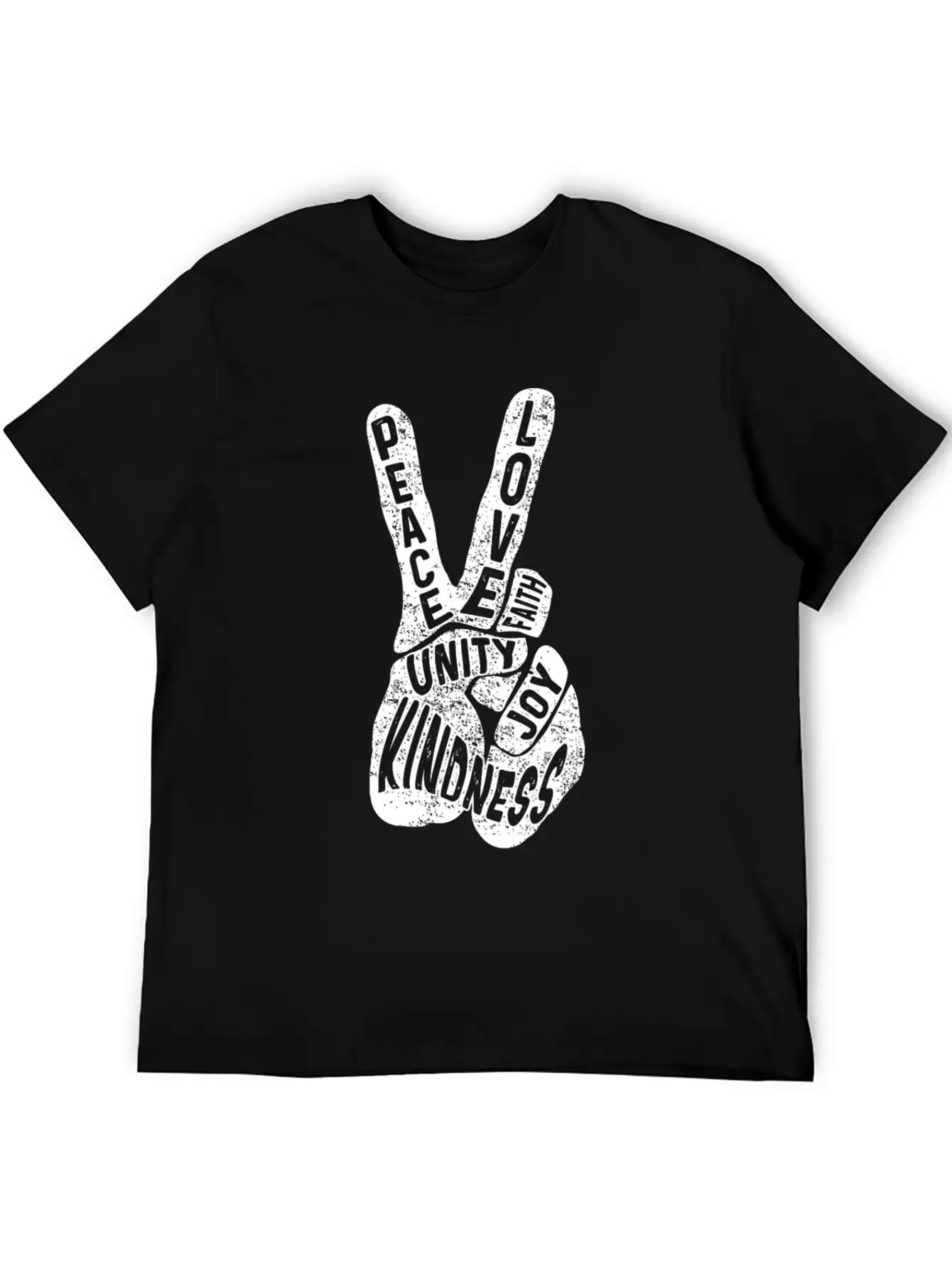 Peace Freedom And Love Classic Cotton Tee – Unisex Comfort For Any Season