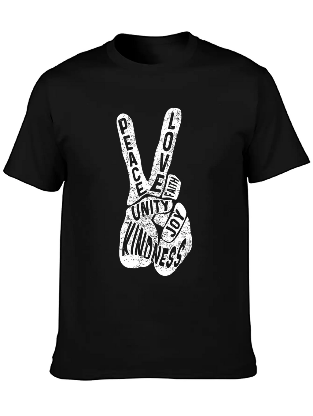 Peace Freedom And Love Classic Cotton Tee – Unisex Comfort For Any Season
