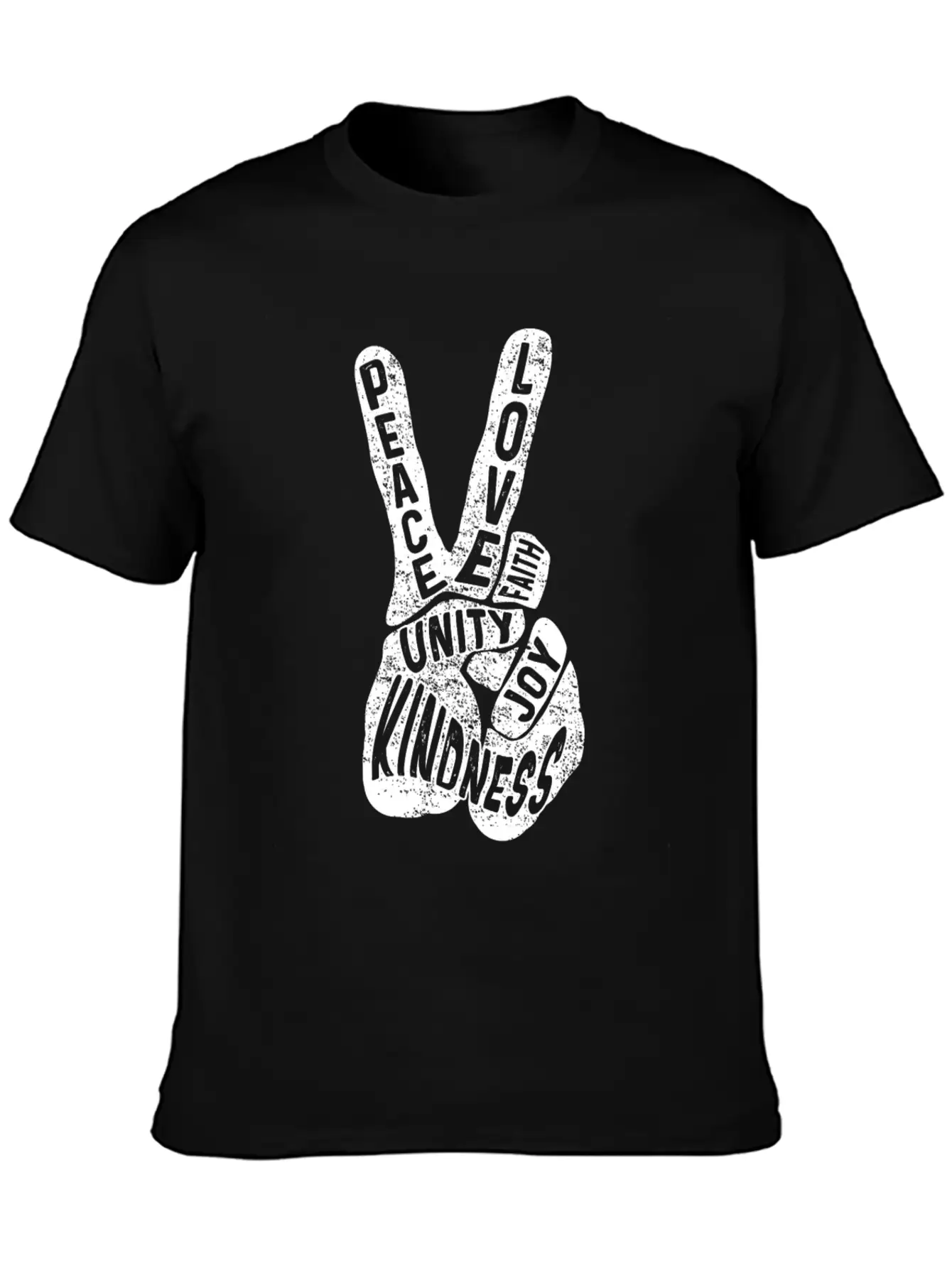 Peace Freedom And Love Classic Cotton Tee – Unisex Comfort For Any Season