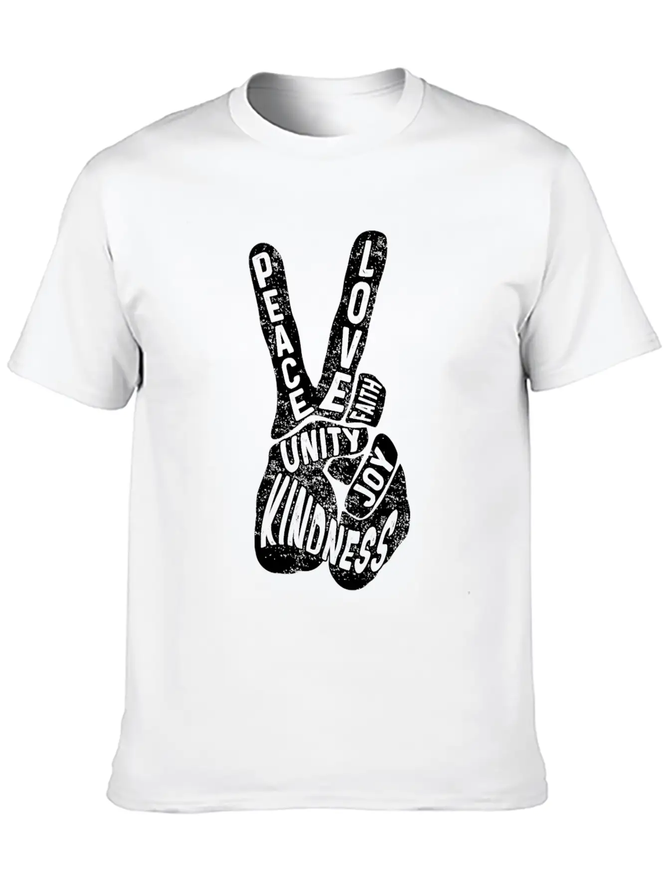 Peace Freedom And Love Classic Cotton Tee – Unisex Comfort For Any Season