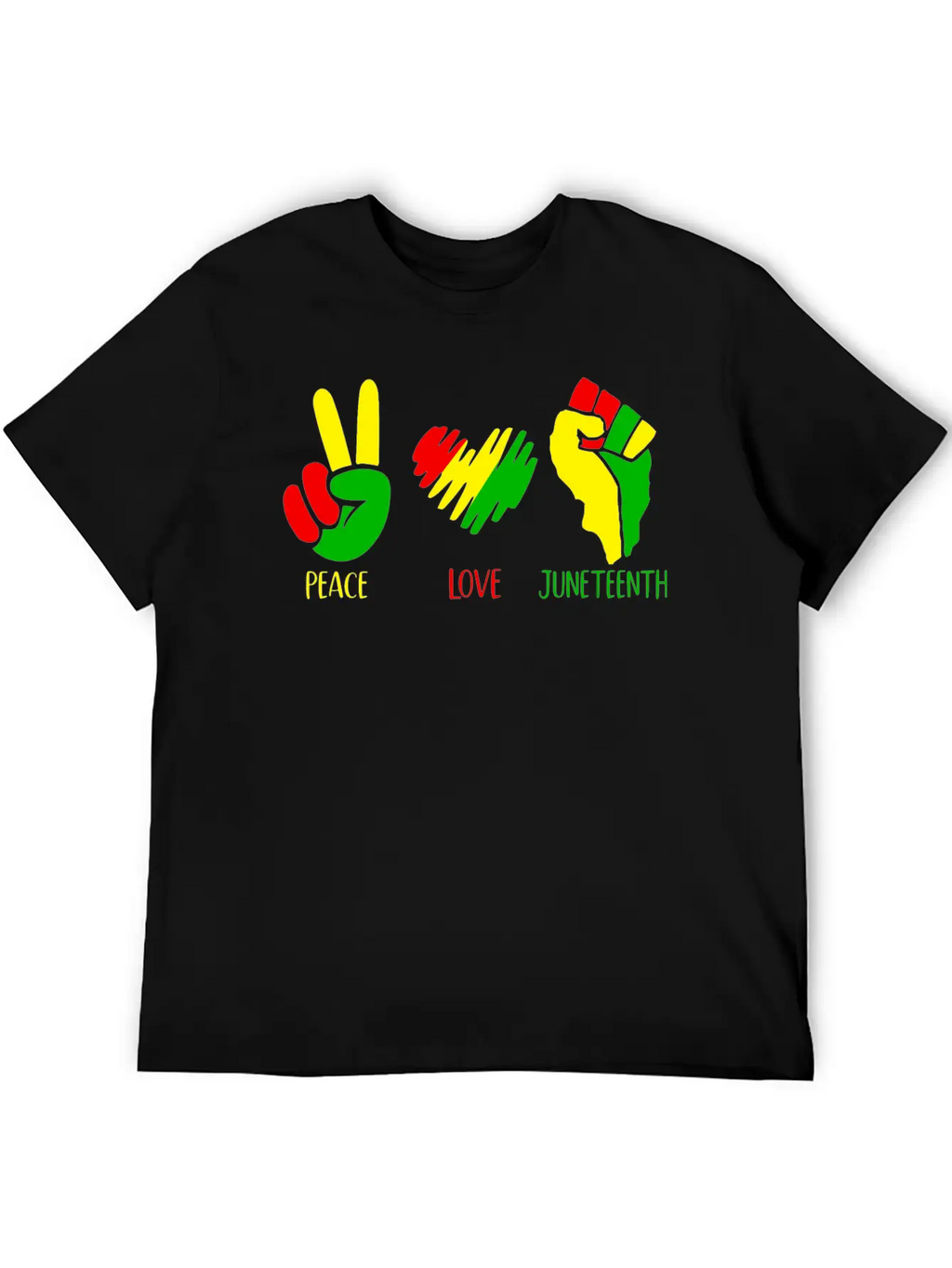 Peace Love Juneteenth Shirt Classic Cotton Tee – Unisex Comfort For Any Season