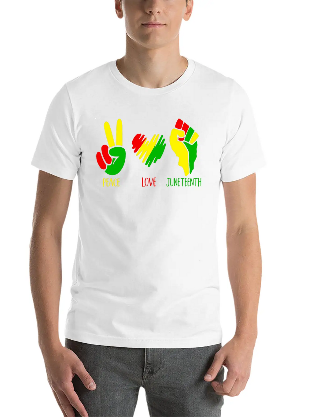 Peace Love Juneteenth Shirt Classic Cotton Tee – Unisex Comfort For Any Season