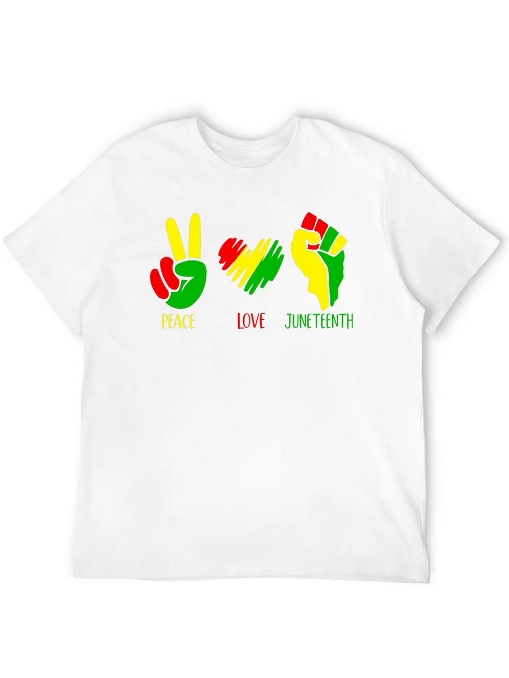 Peace Love Juneteenth Shirt Classic Cotton Tee – Unisex Comfort For Any Season