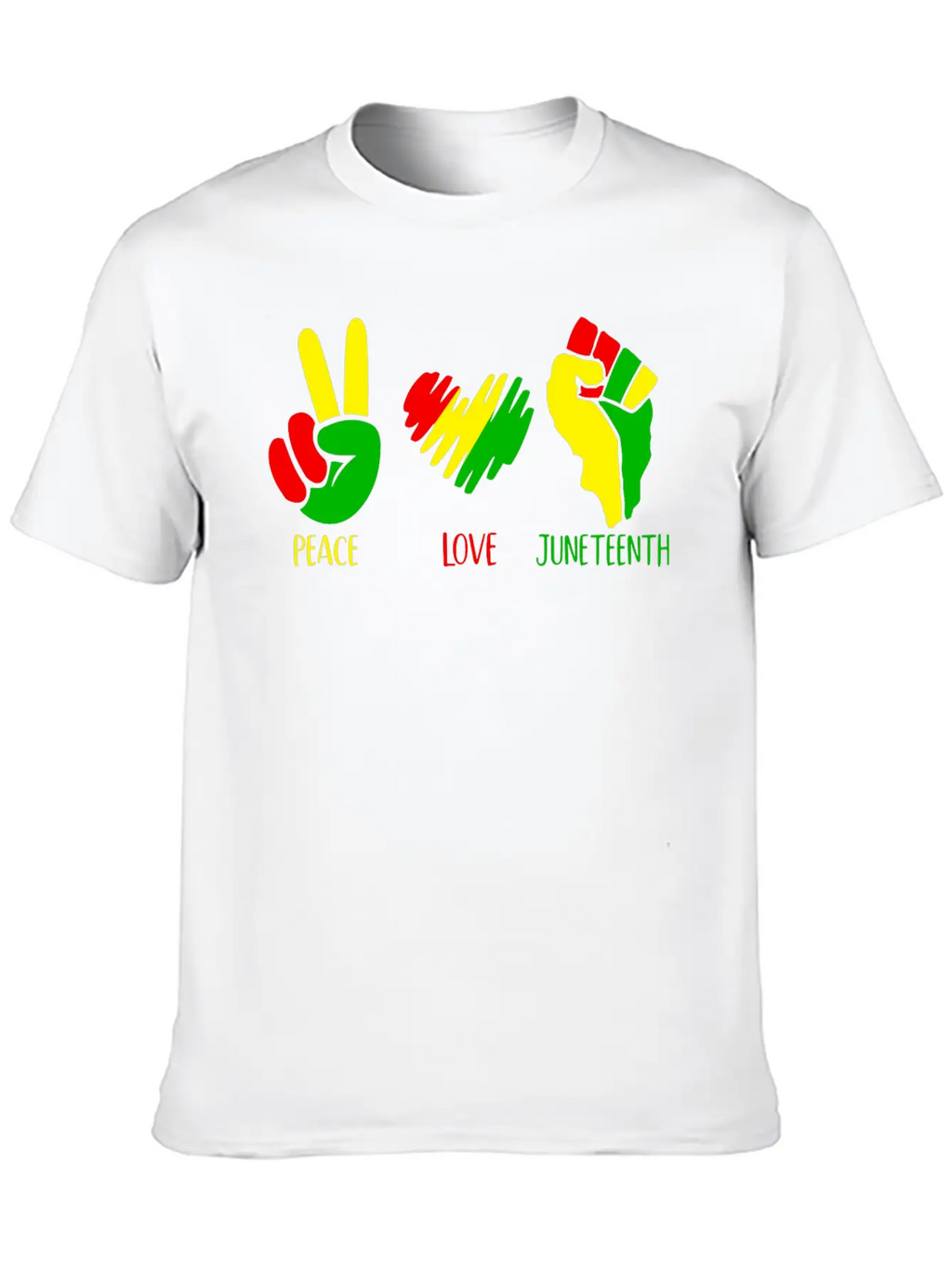 Peace Love Juneteenth Shirt Classic Cotton Tee – Unisex Comfort For Any Season