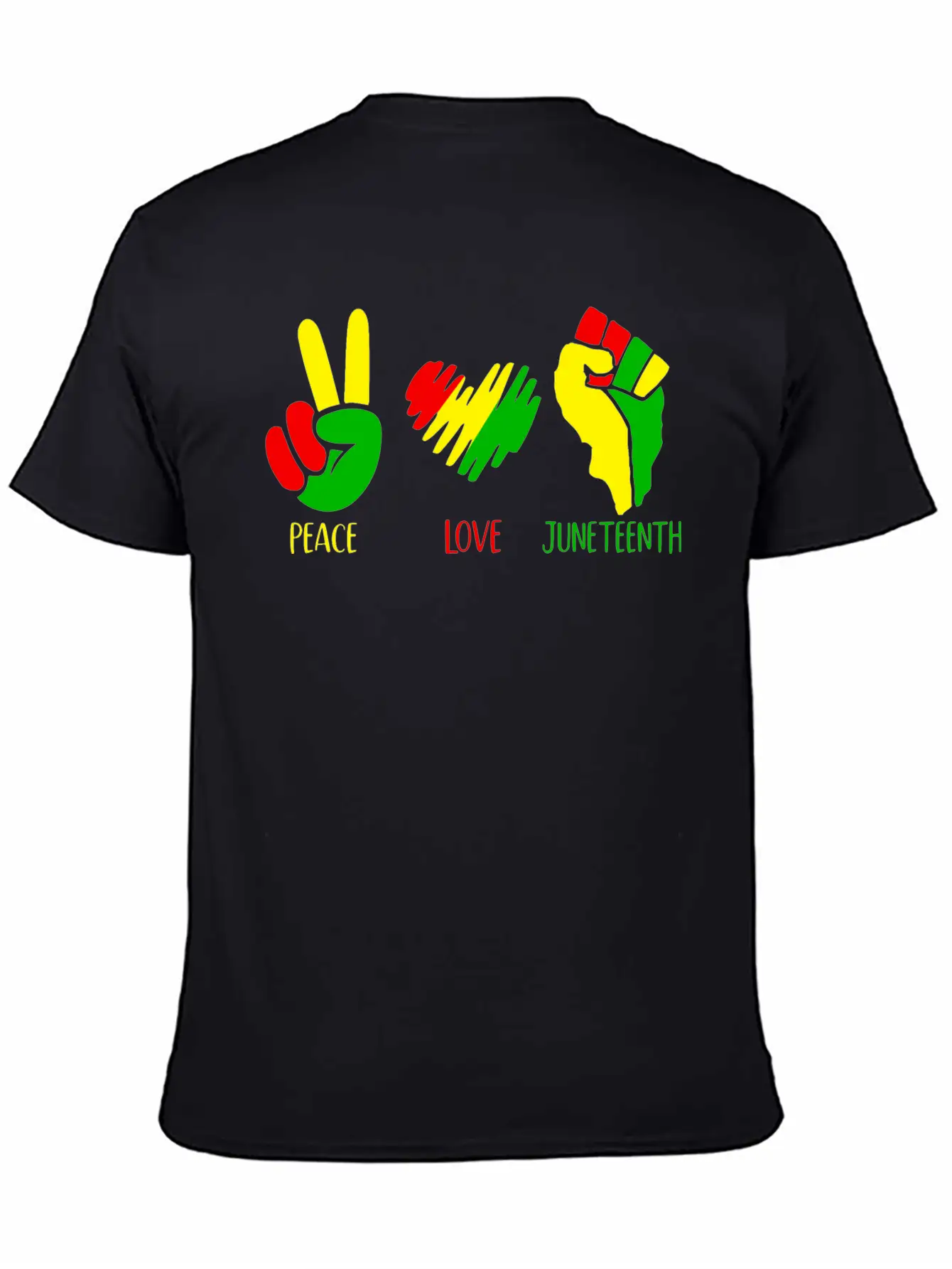 Peace Love Juneteenth Shirt Classic Cotton Tee – Unisex Comfort For Any Season