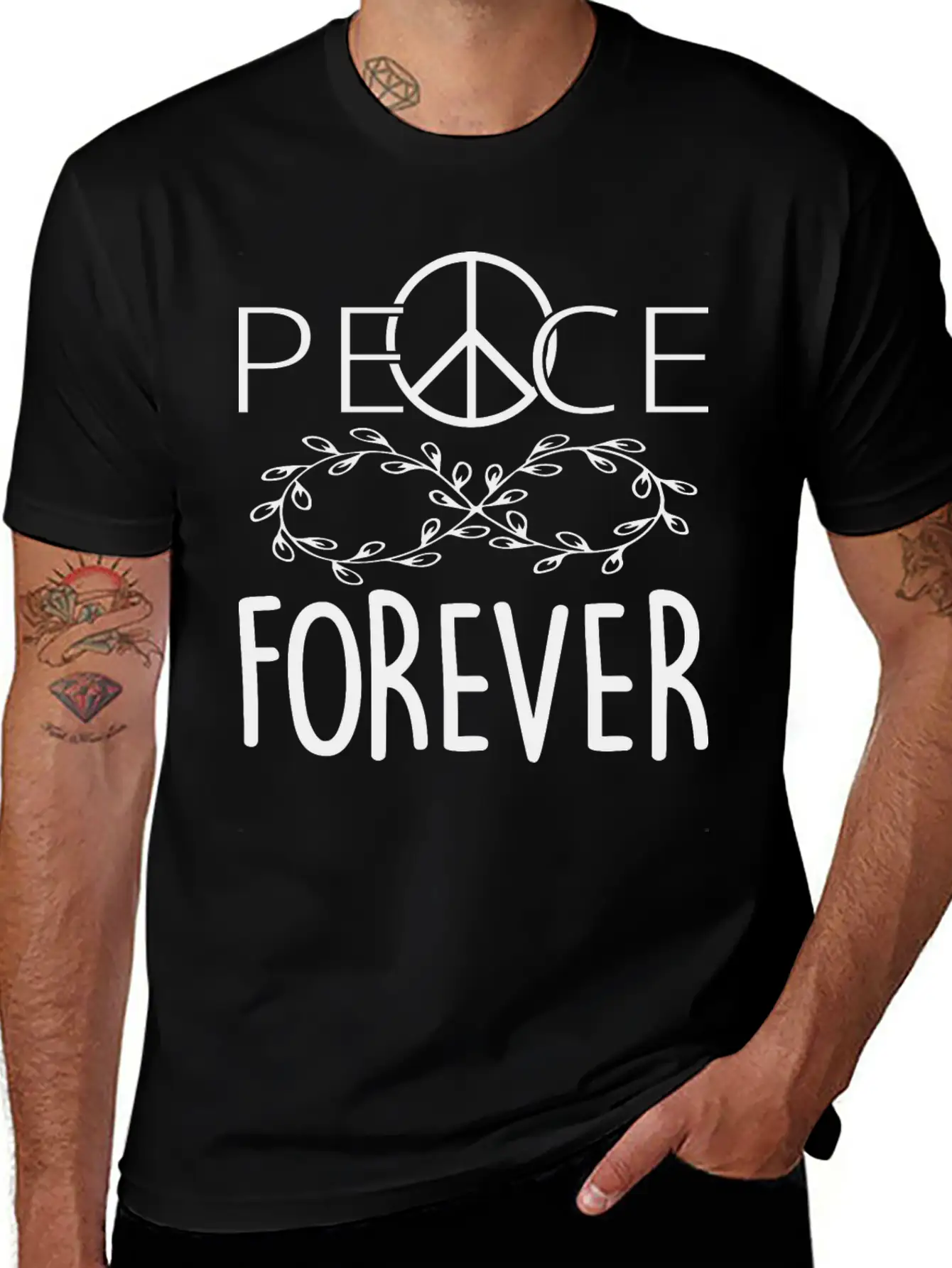 Peace Love Peace Symbol For Love Peace Classic Cotton Tee – Unisex Comfort For Any Season