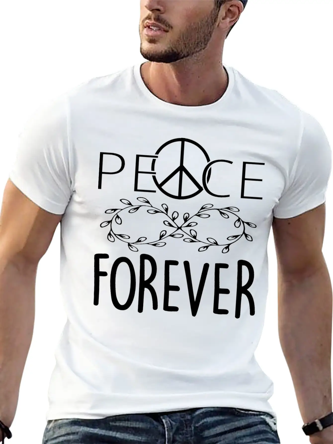 Peace Love Peace Symbol For Love Peace Classic Cotton Tee – Unisex Comfort For Any Season