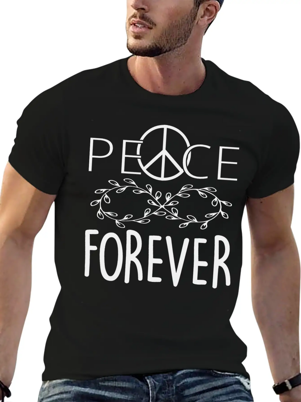 Peace Love Peace Symbol For Love Peace Classic Cotton Tee – Unisex Comfort For Any Season