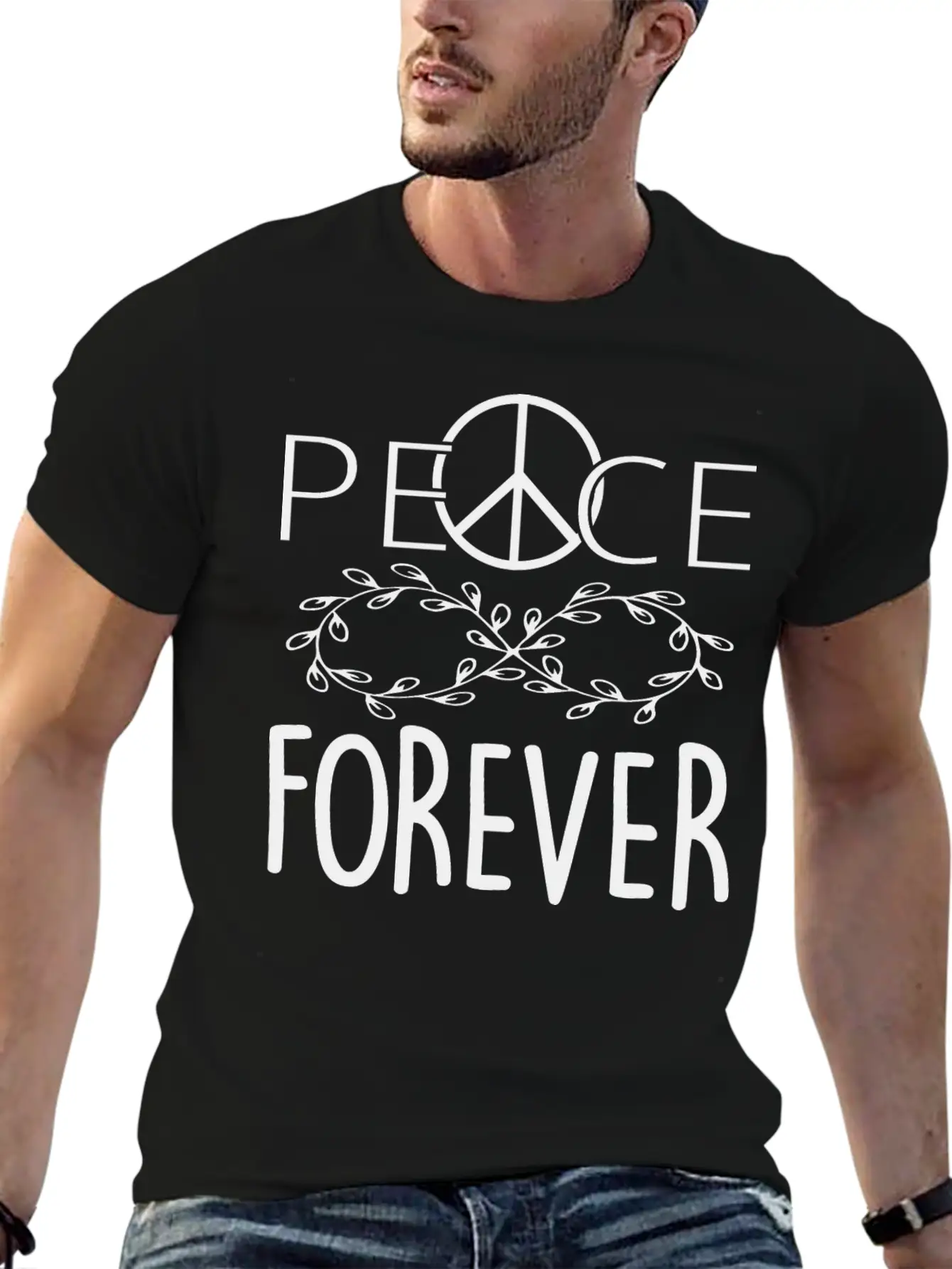 Peace Love Peace Symbol For Love Peace Classic Cotton Tee – Unisex Comfort For Any Season