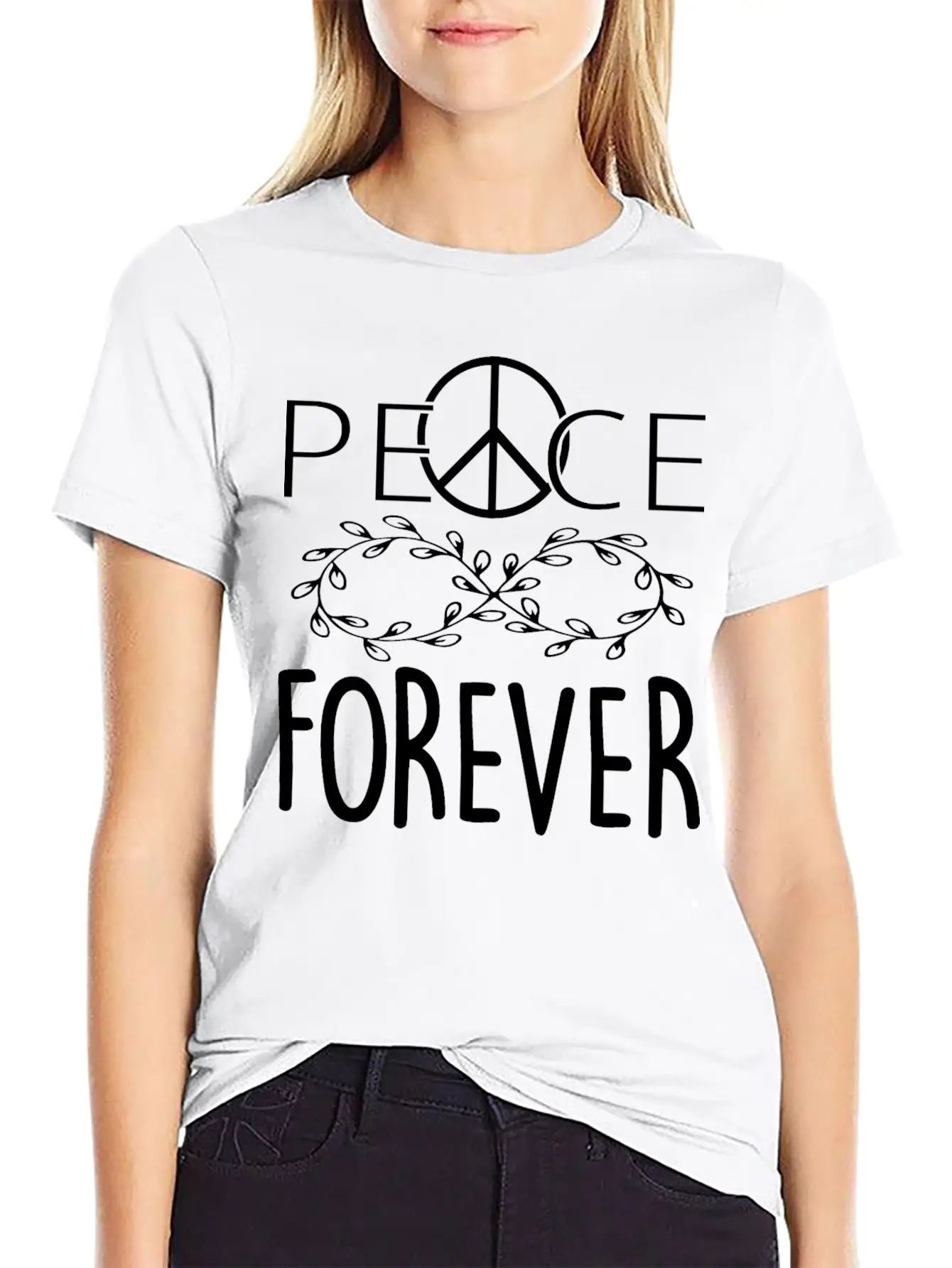 Peace Love Peace Symbol For Love Peace Classic Cotton Tee – Unisex Comfort For Any Season