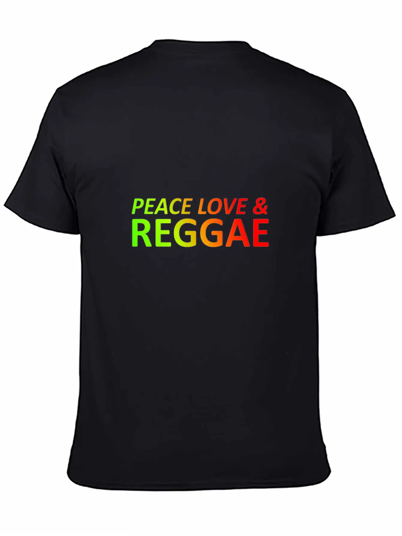 Peace Love Reggae Basic Graphic T-Shirt – Daily Comfort In Soft Cotton