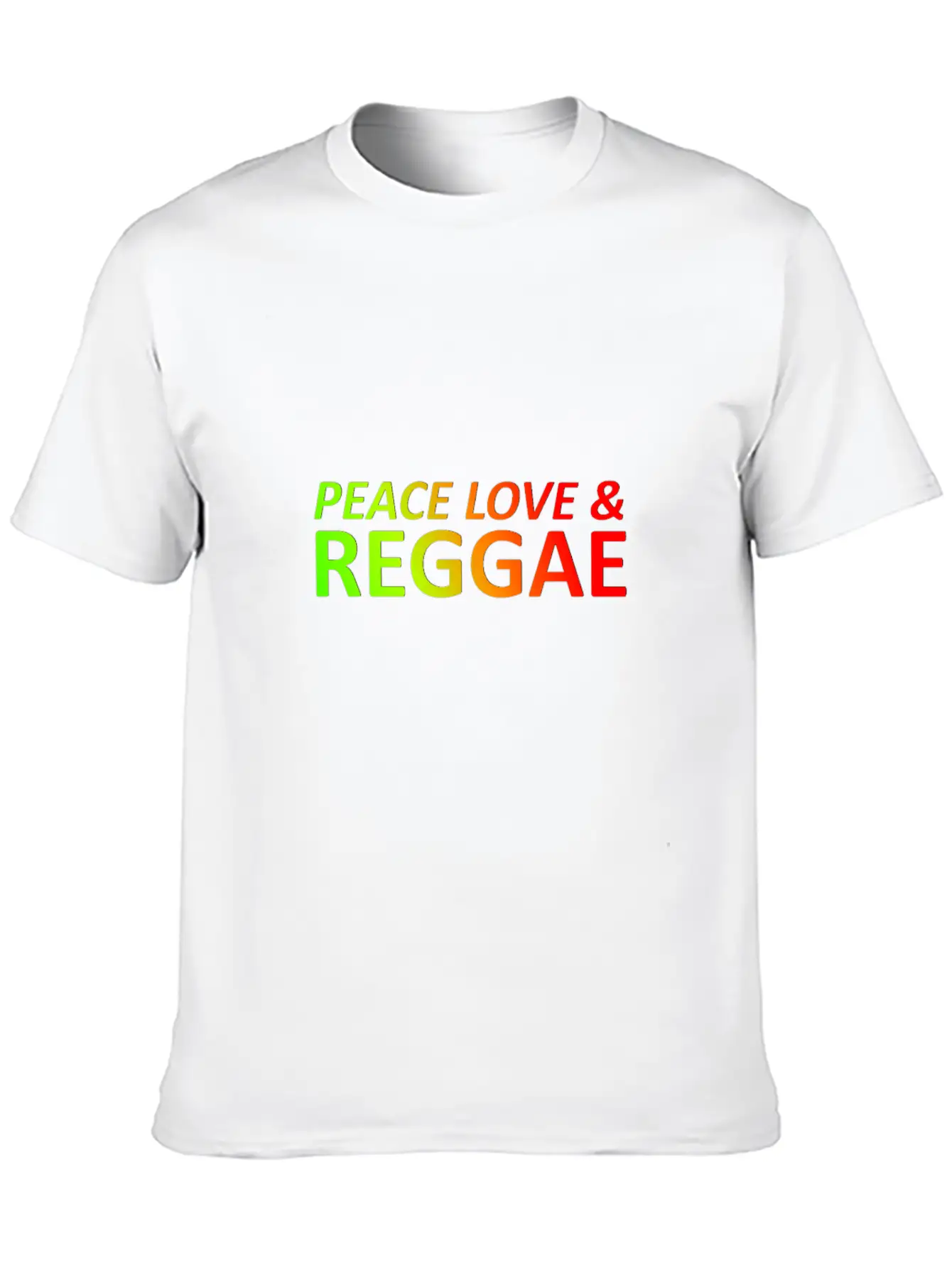 Peace Love Reggae Basic Graphic T-Shirt – Daily Comfort In Soft Cotton