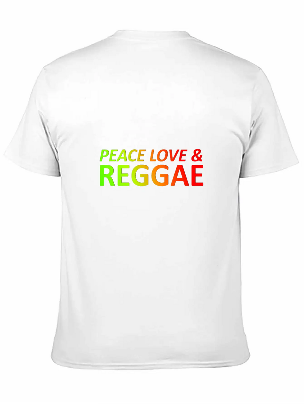 Peace Love Reggae Basic Graphic T-Shirt – Daily Comfort In Soft Cotton