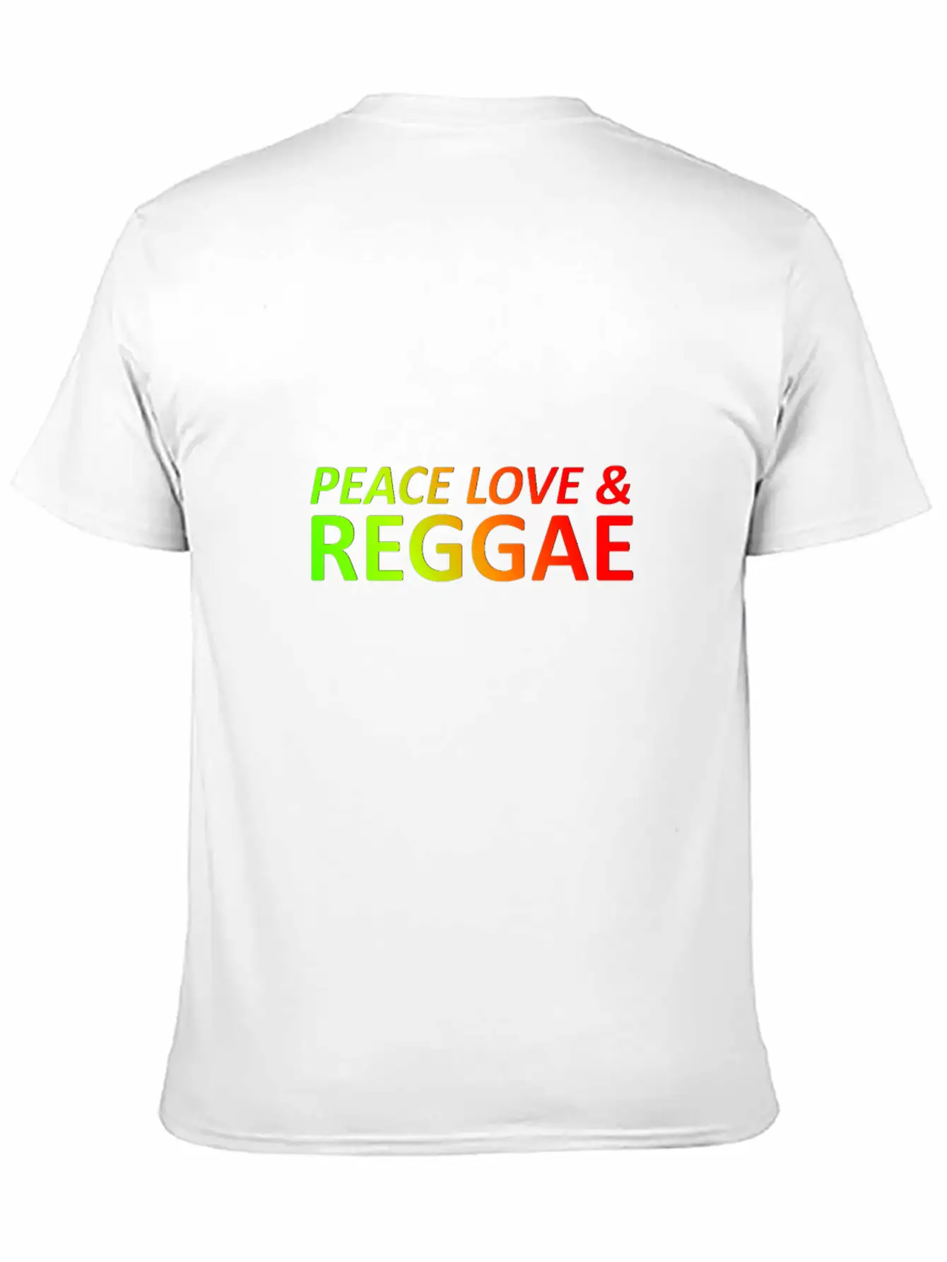 Peace Love Reggae Basic Graphic T-Shirt – Daily Comfort In Soft Cotton